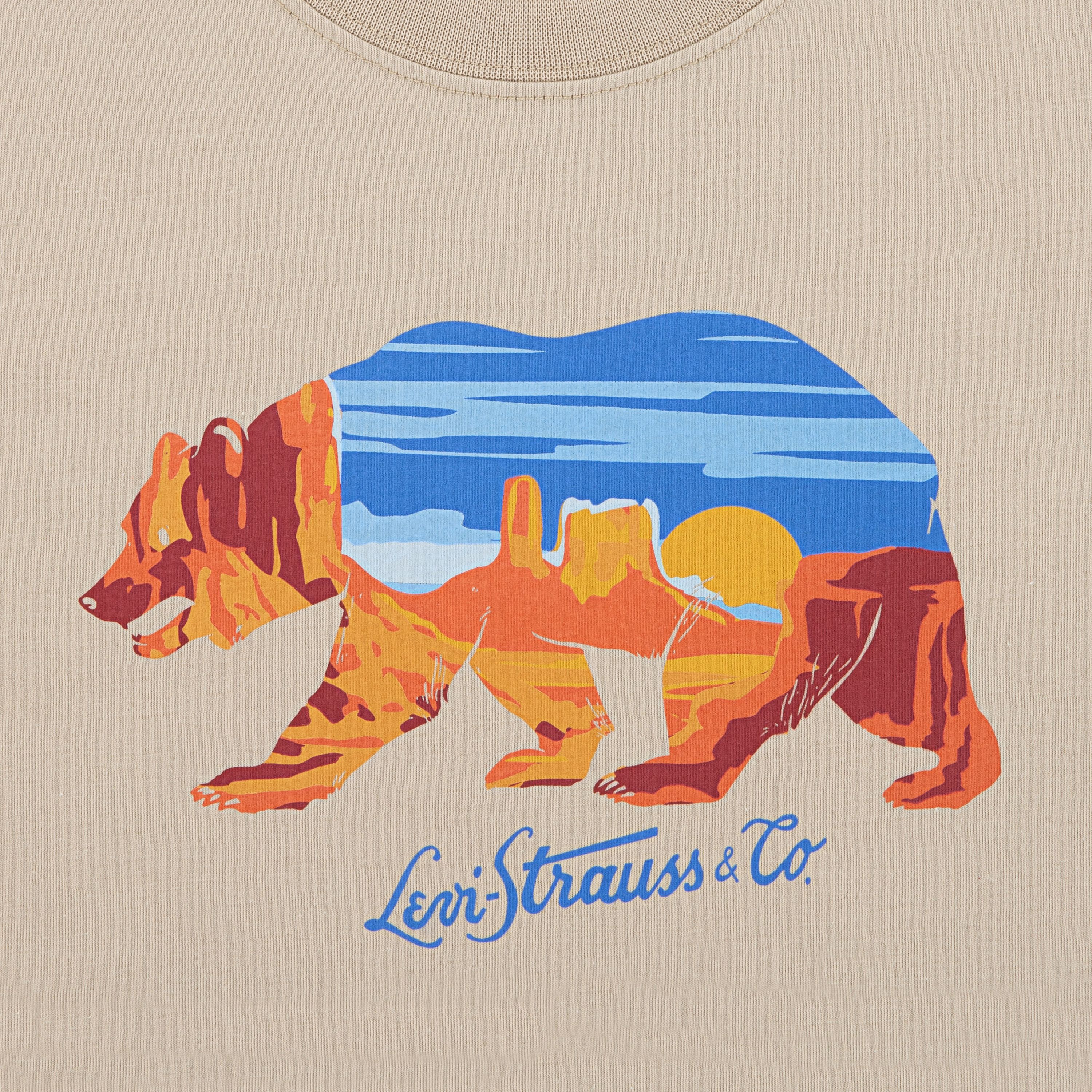 Scenic Bear Tee Big Boys S-XL 3