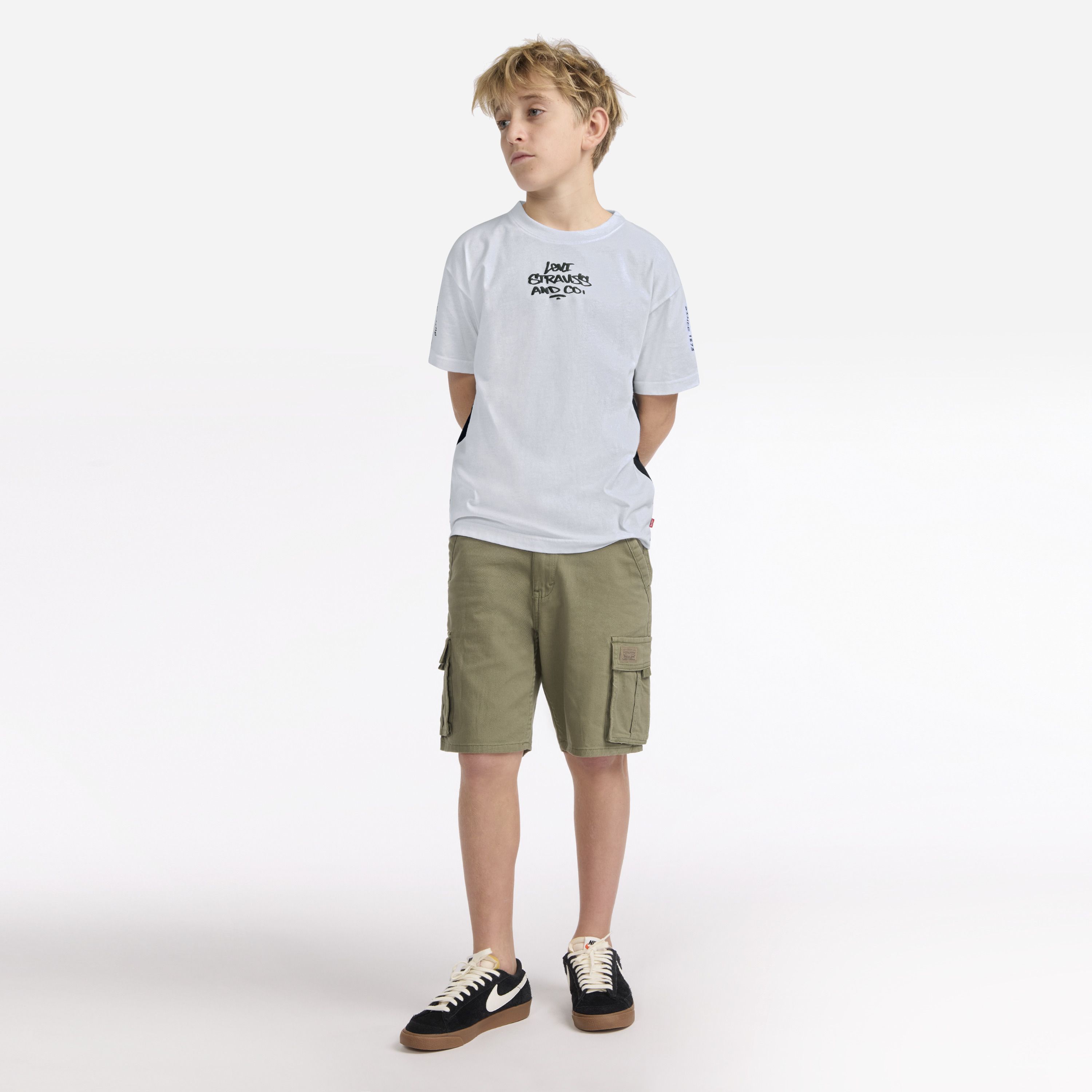 Opposites Short Sleeve Tee Big Boys 8-20 3