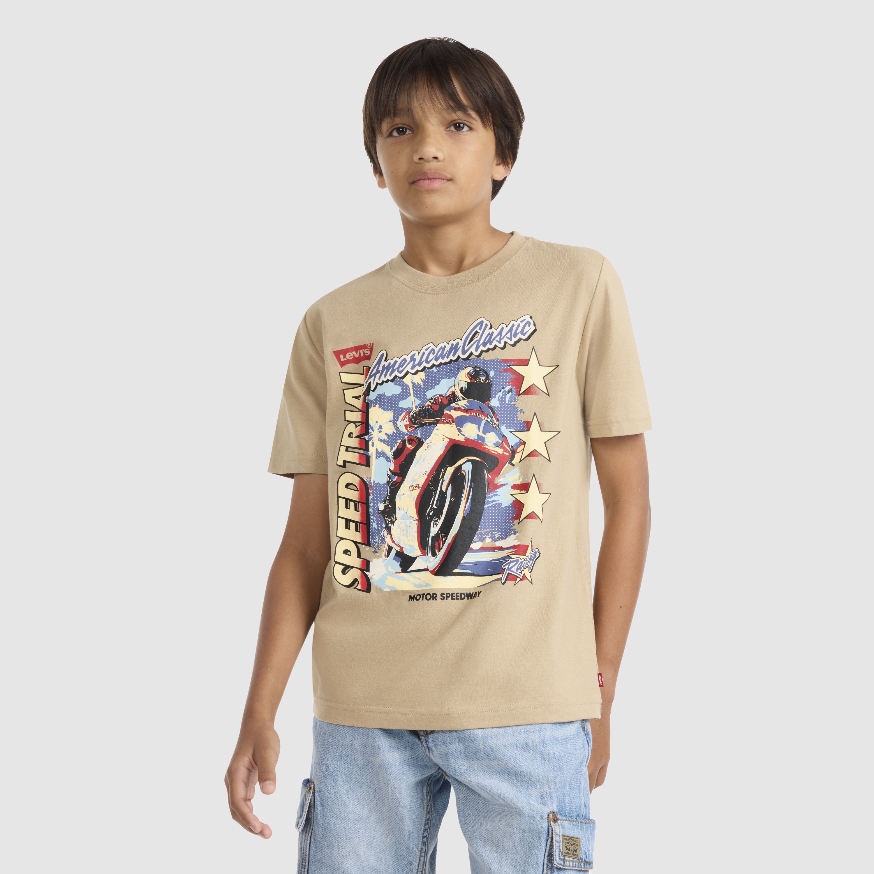 Short Sleeve Speed Trail Graphic Tee Big Boys 8-20 9