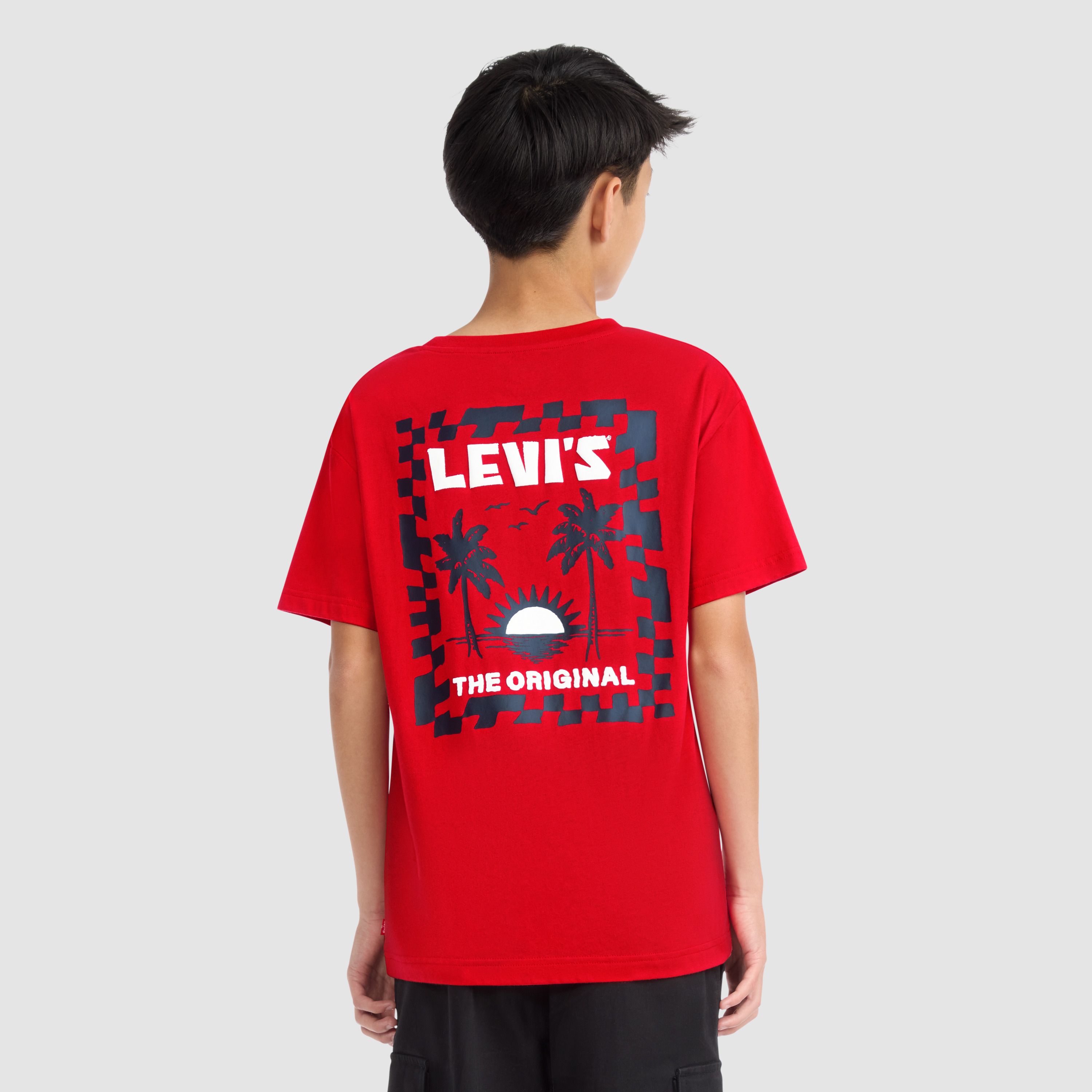 Short Sleeve Waterfront View Graphic Tee Big Boys 8-20 2