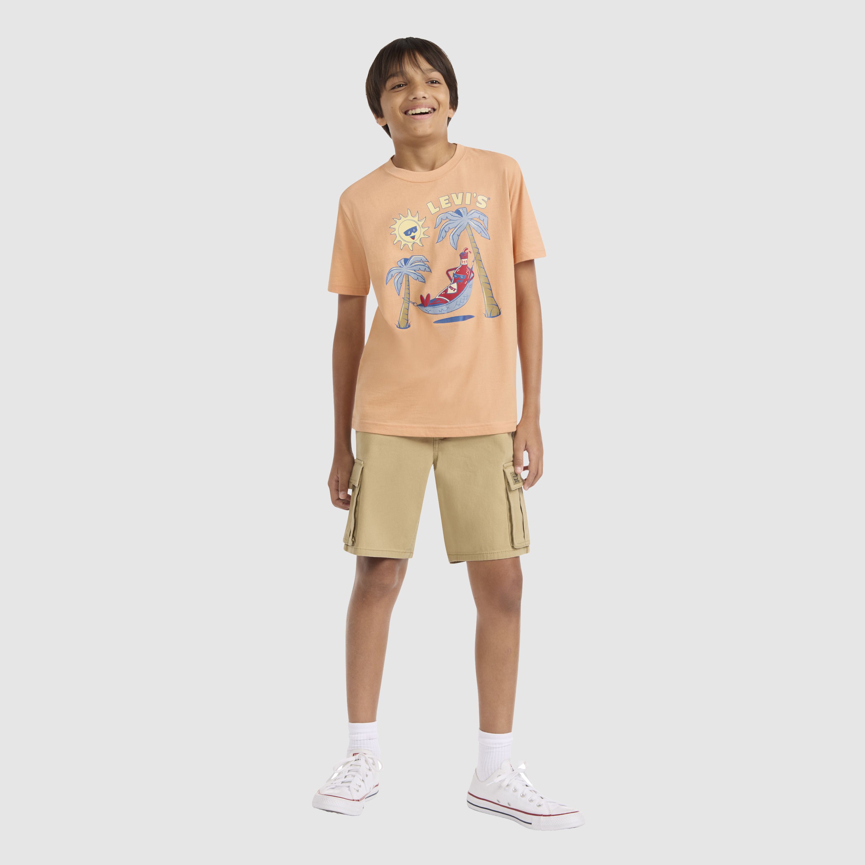 Short Sleeve Relaxing Hot Sauce Graphic Tee Big Boys 8-20 1