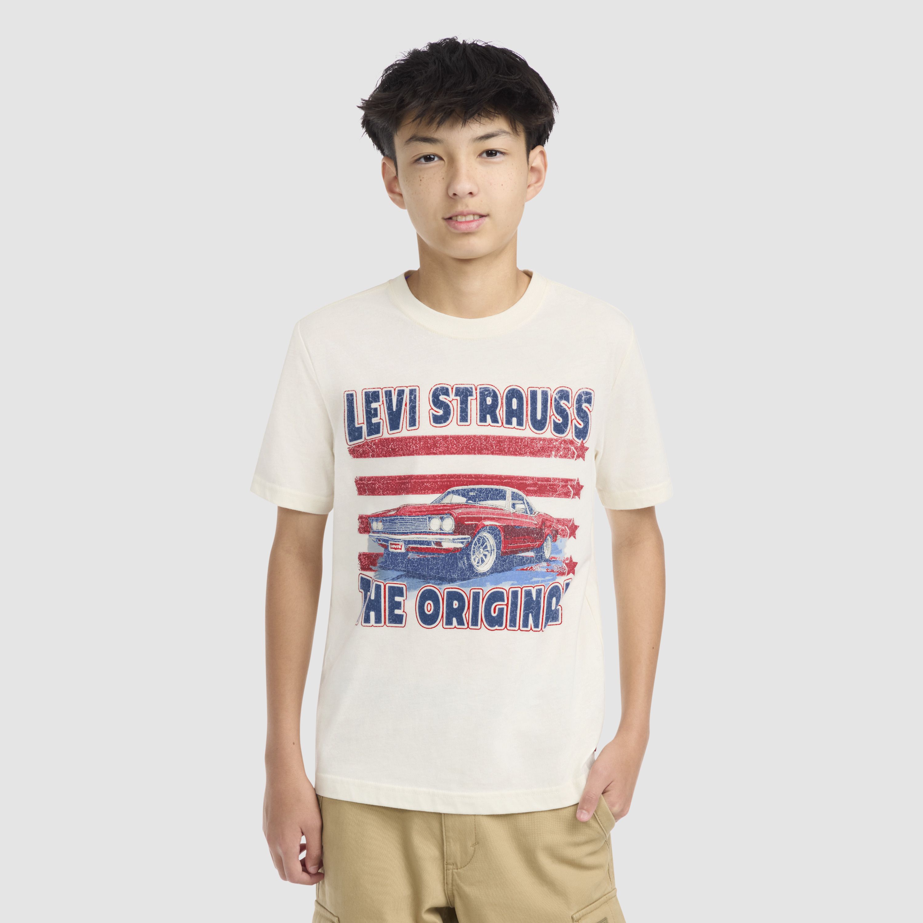 Short Sleeve American Muscle Graphic Tee Big Boys 8-20 1