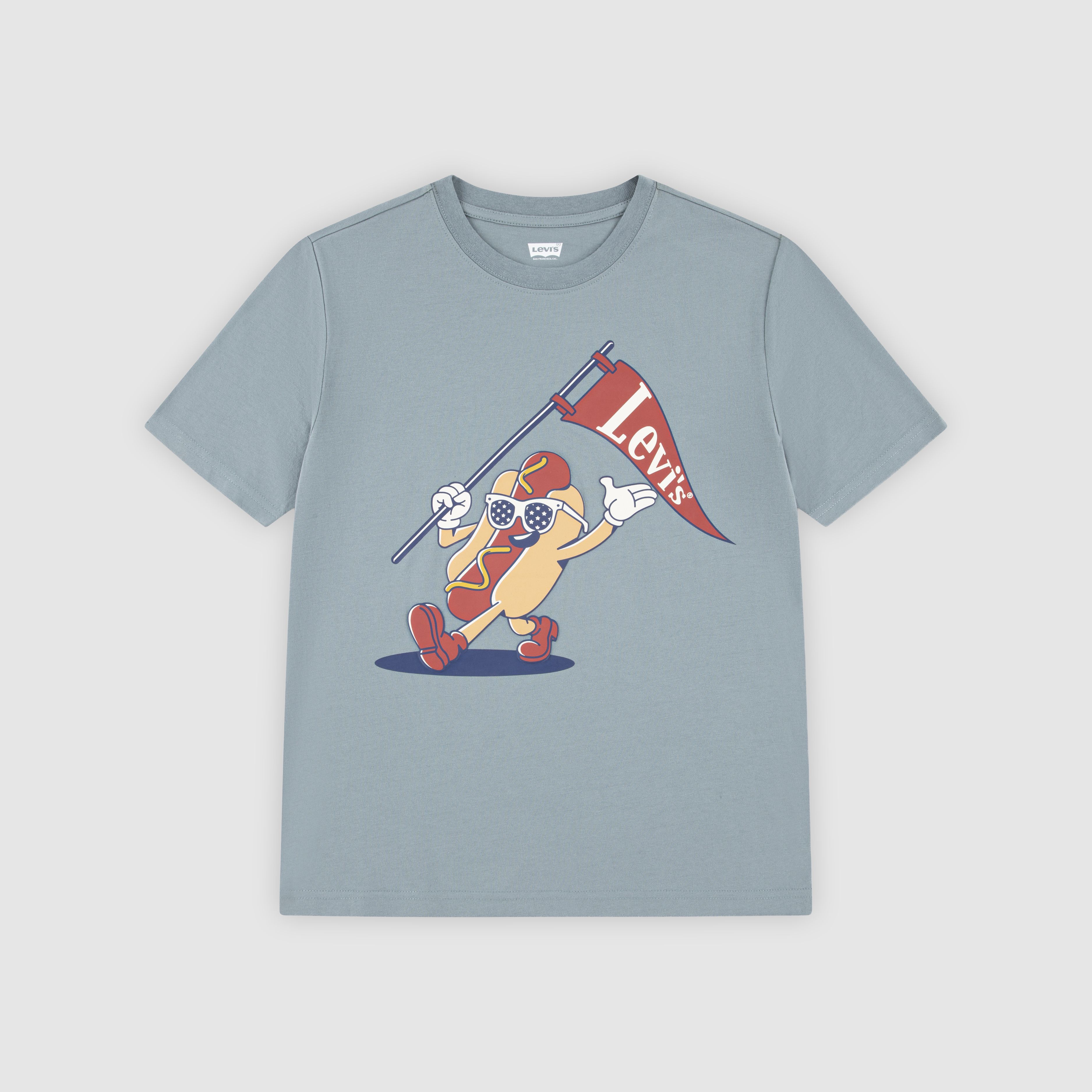 Short Sleeve Parading Hot Dog Graphic Tee Big Boys 8-20 4