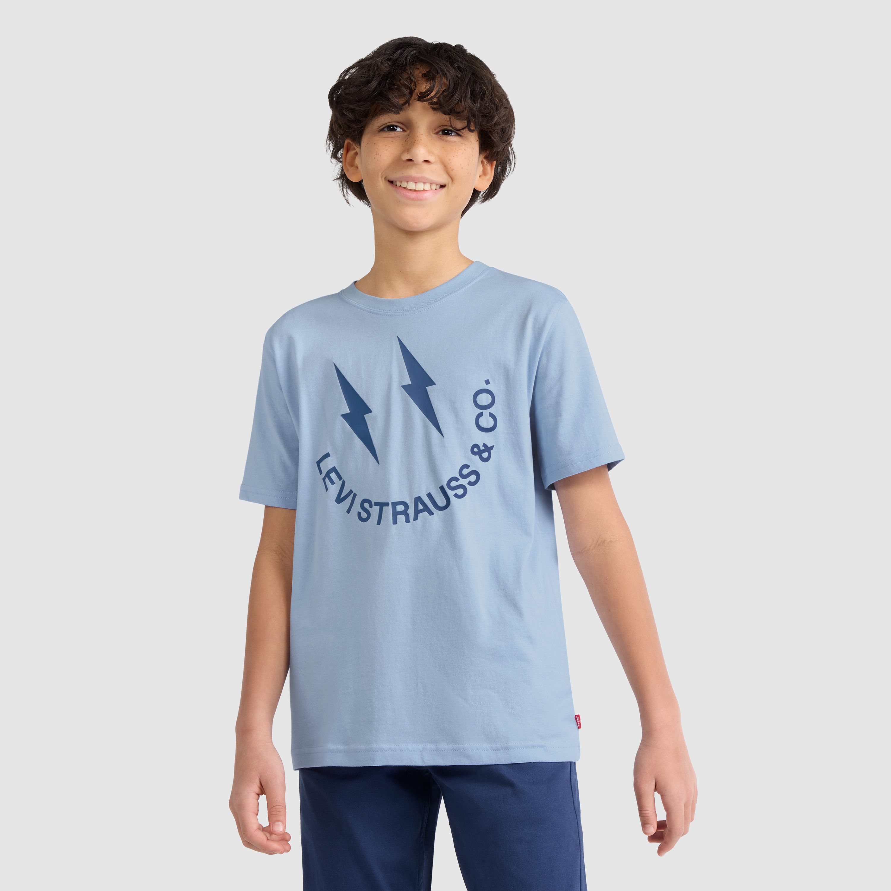 Short Sleeve Smile for Levis Graphic Tee Big Boys 8-20 3