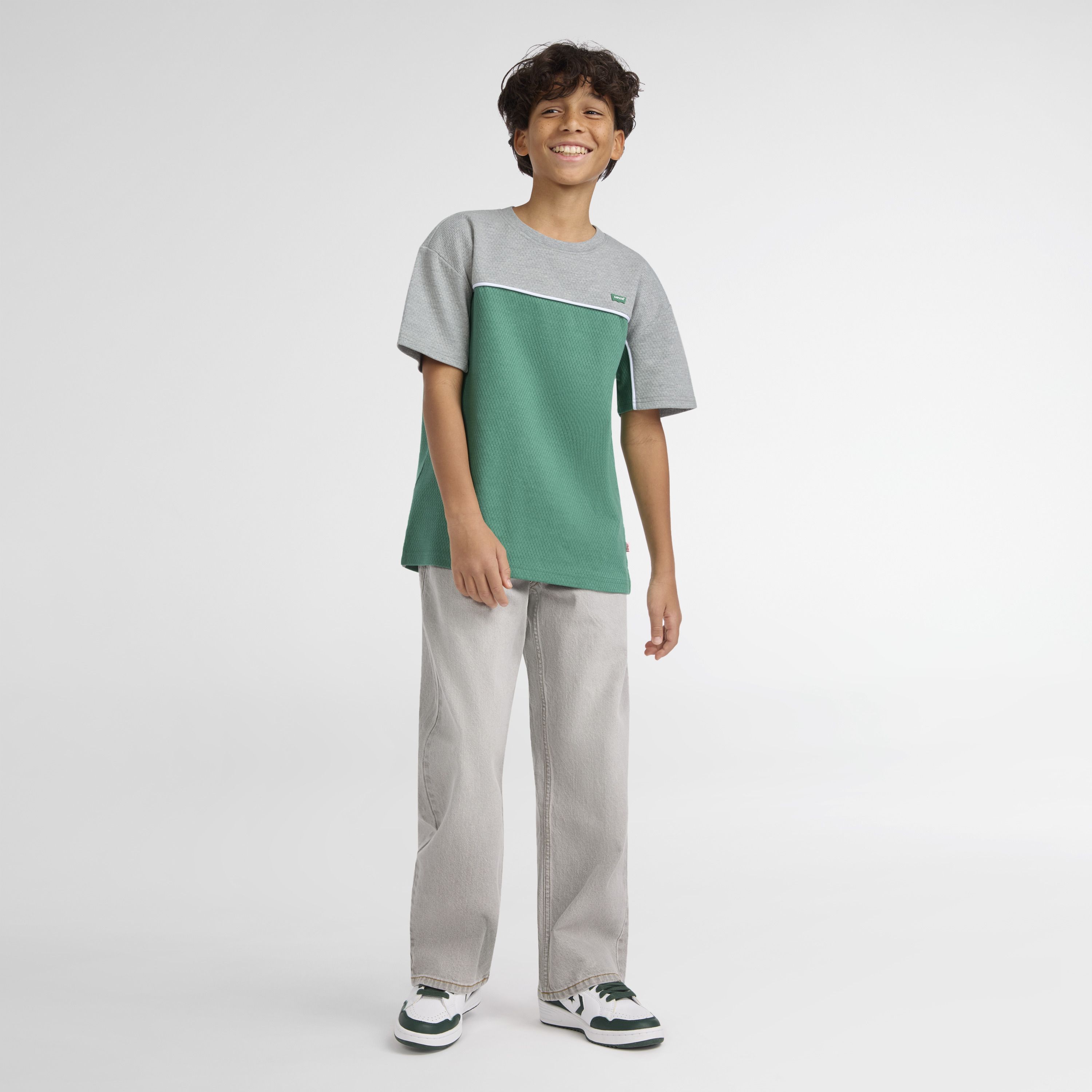 Short Sleeve Athletic Colorblock Graphic Tee Big Boys 8-20 4