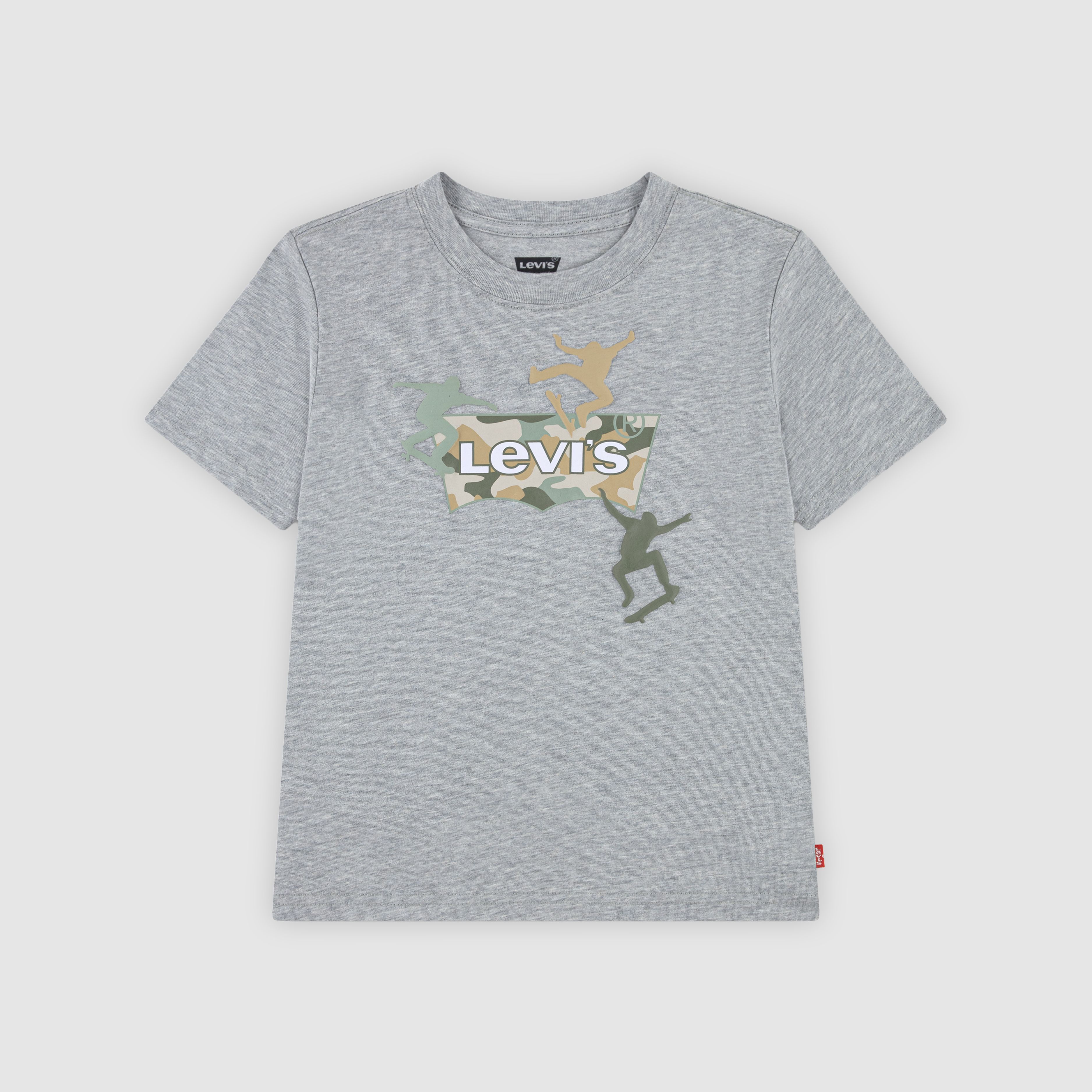 Short Sleeve Skate Camo Batwing Graphic Tee Little Boys 4-7 1