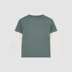 Twofer Headliner Tee Little Boys 4-7 — Laurel Wreath - Green 2