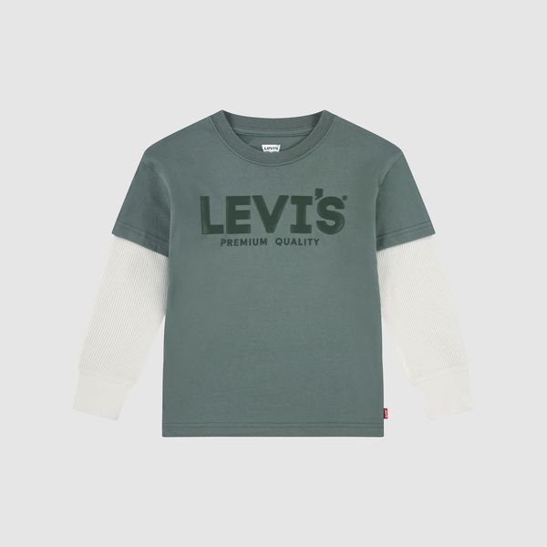 Twofer Headliner Tee Little Boys 4-7 — Laurel Wreath - Green