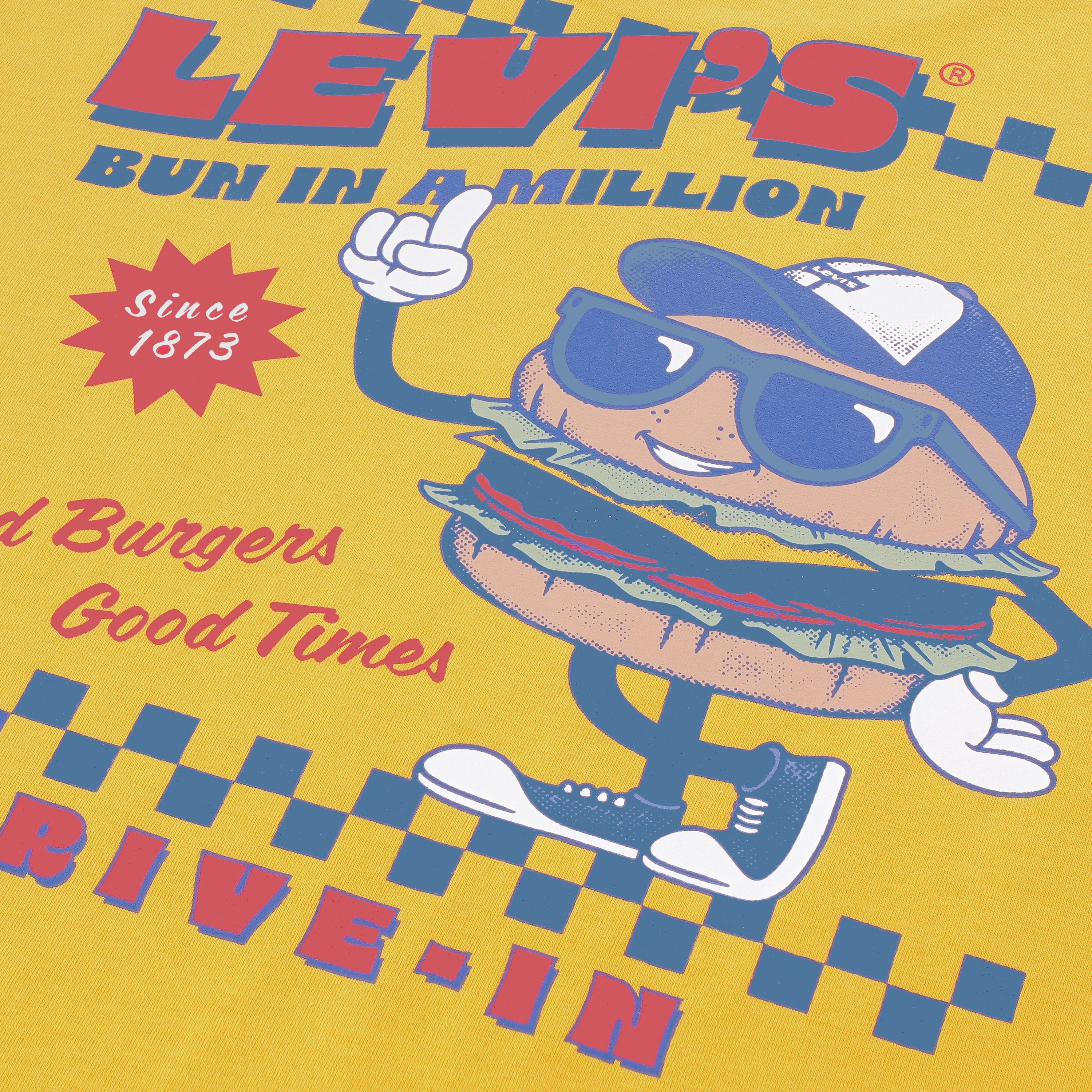 Drive-In Burger Tee Big Boys 8-20 3