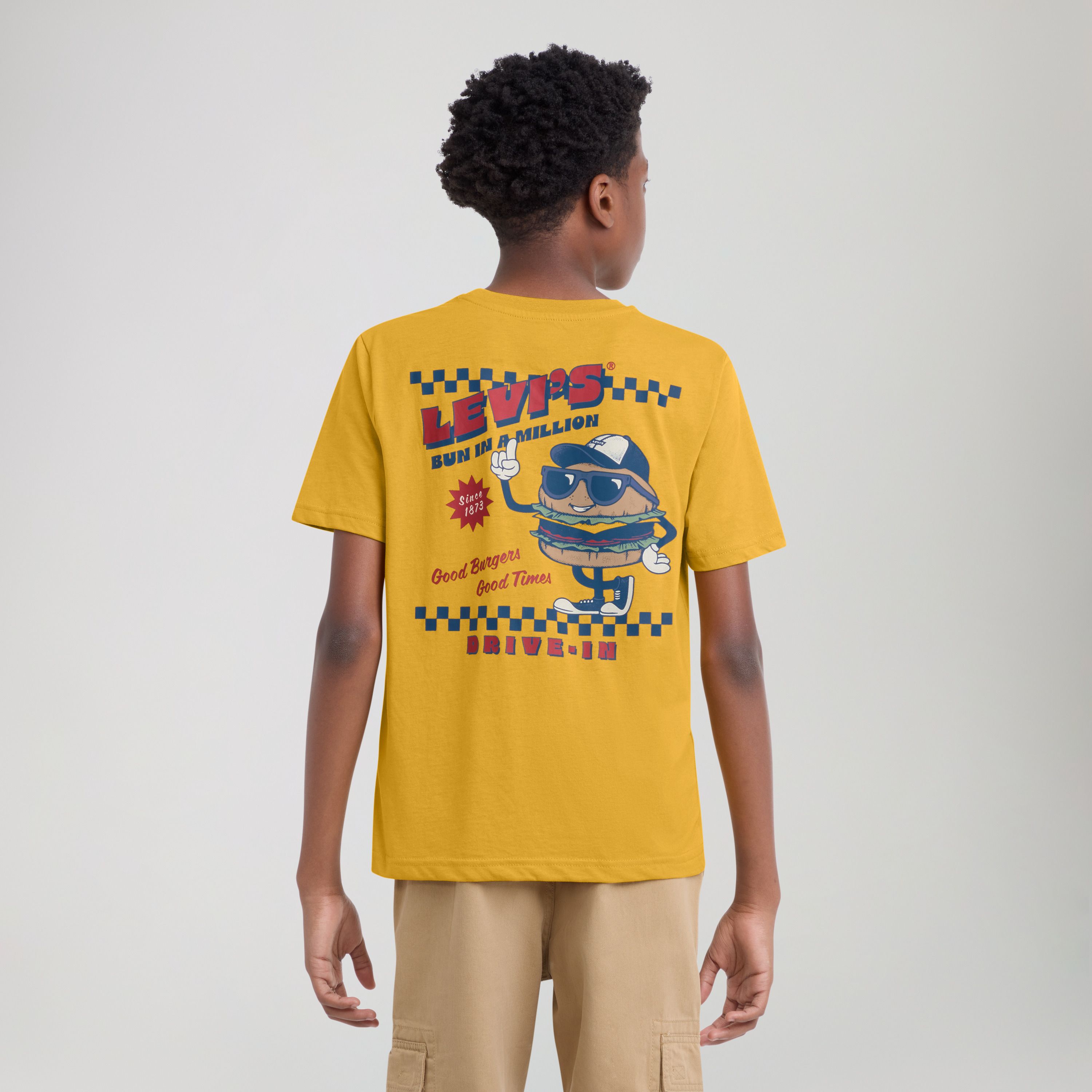 Drive-In Burger Tee Big Boys 8-20 3