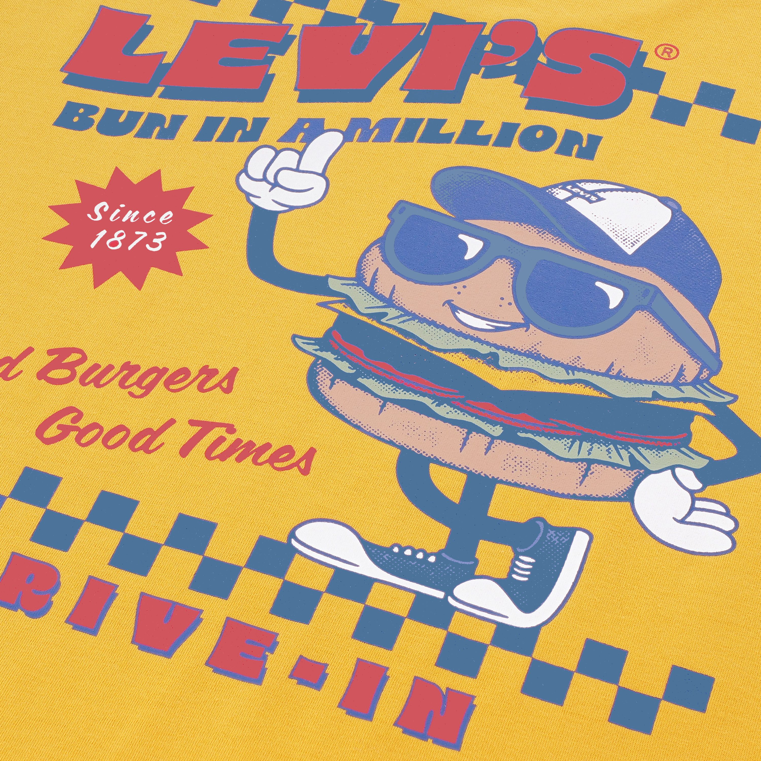 Drive-In Burger Tee Toddler Boys 2T-4T 4
