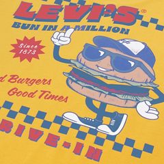 Drive-In Burger Tee Toddler Boys 2T-4T — Yellow - Yellow 4