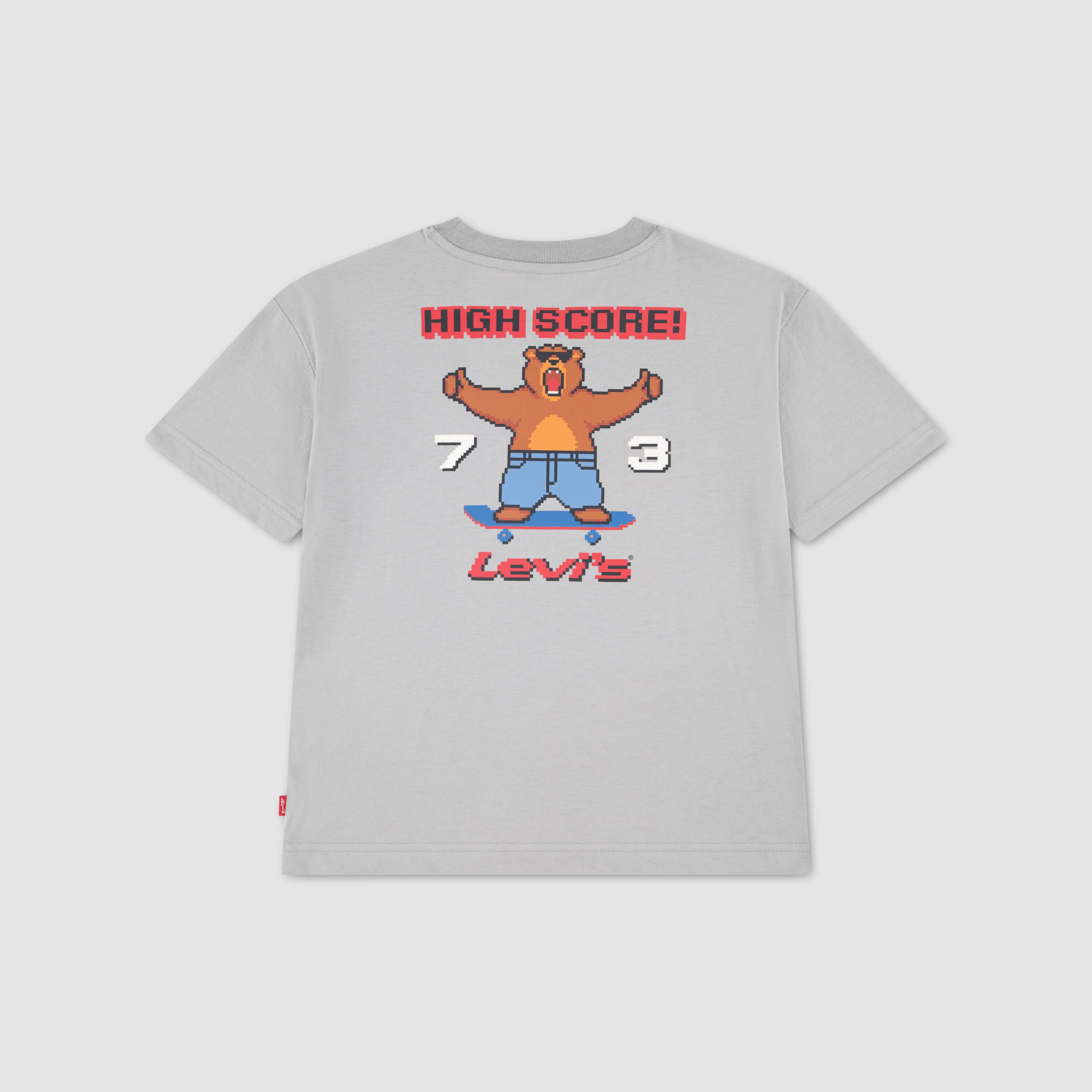 Pixelated Bear Tee Little Boys 4-7 2