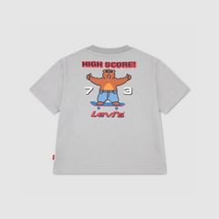 Pixelated Bear Tee Toddler Boys 2T-4T — Ghost Gray - Charcoal 1