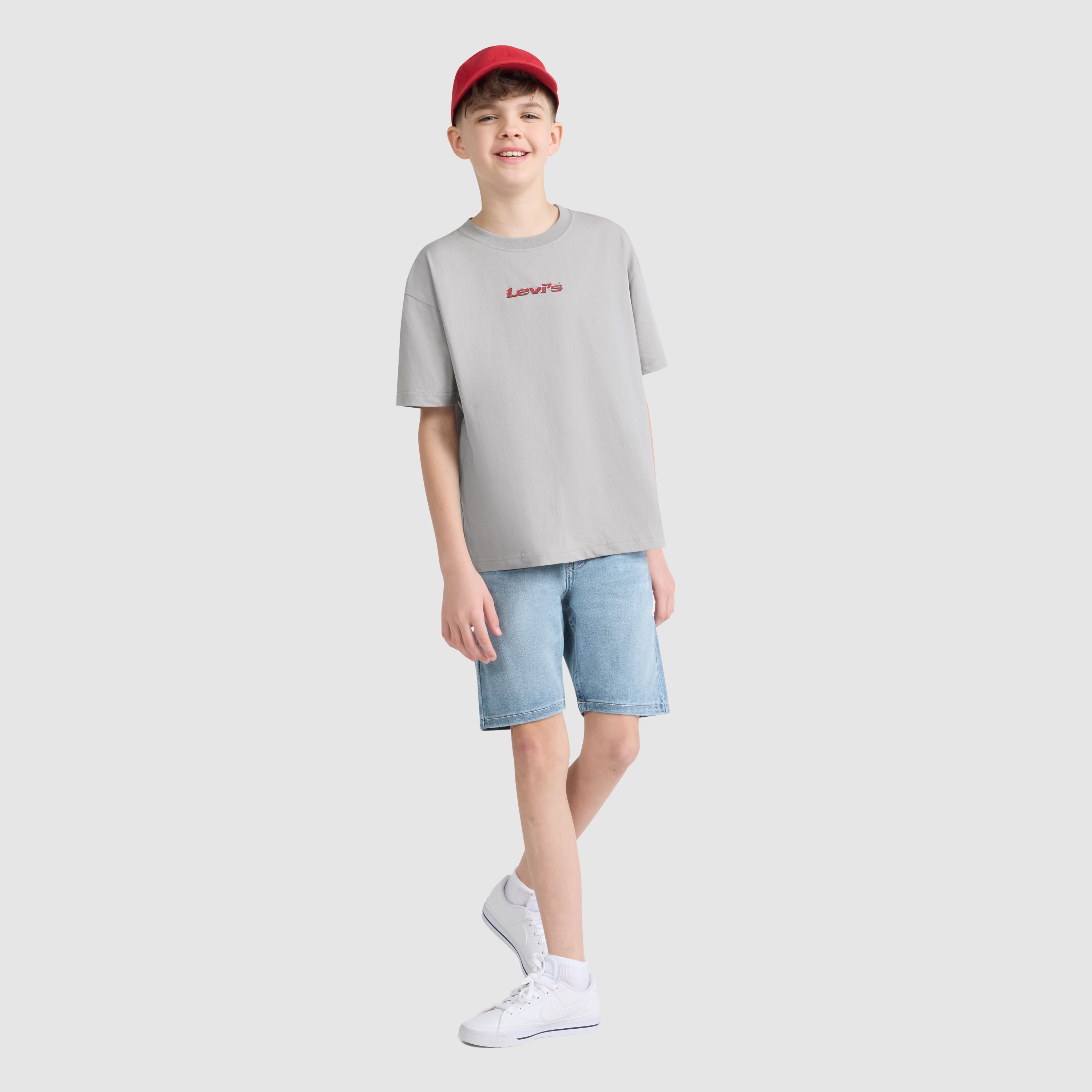 Pixelated Bear Tee Big Boys 8-20 1