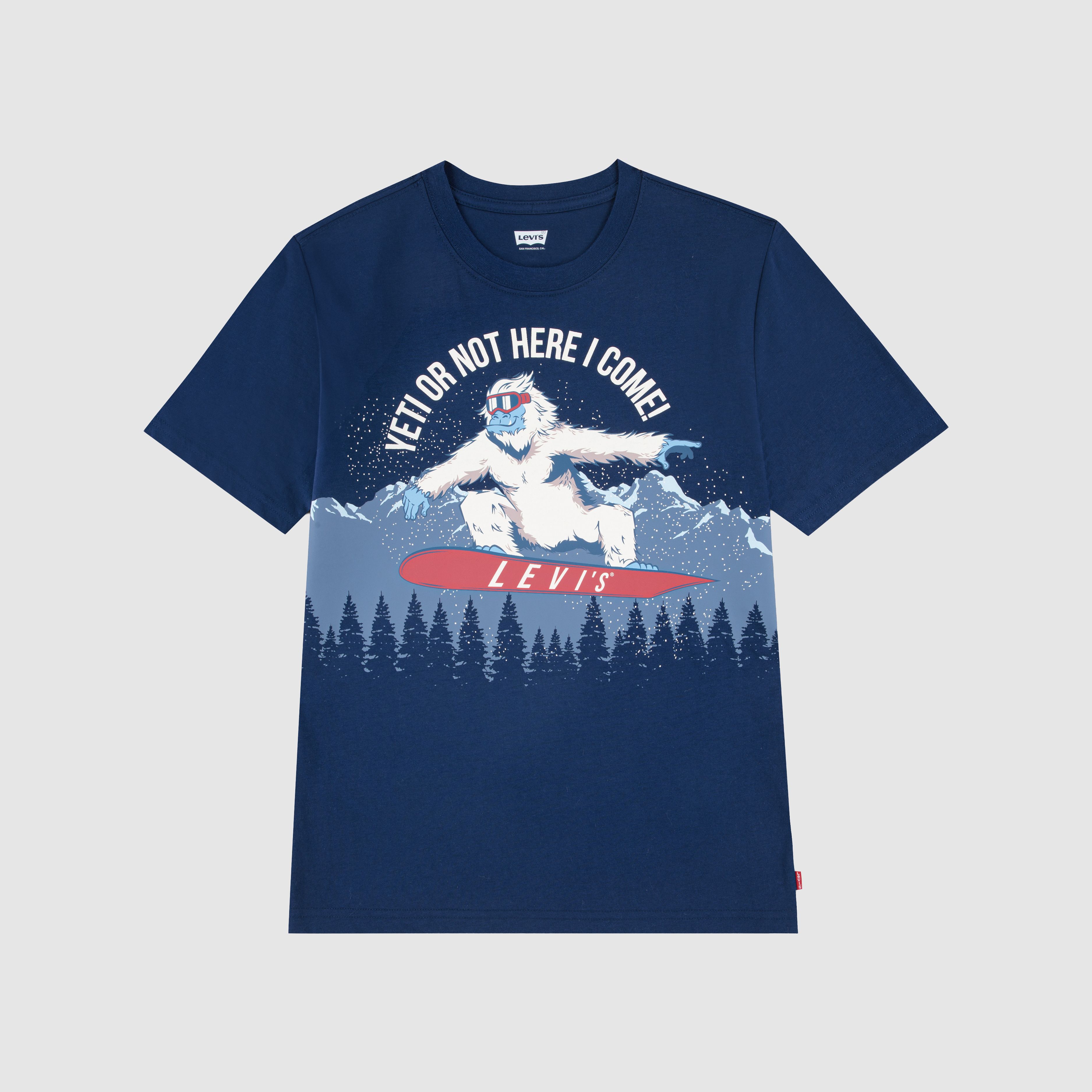 Shredding Yeti Tee Big Boys 8-20 1