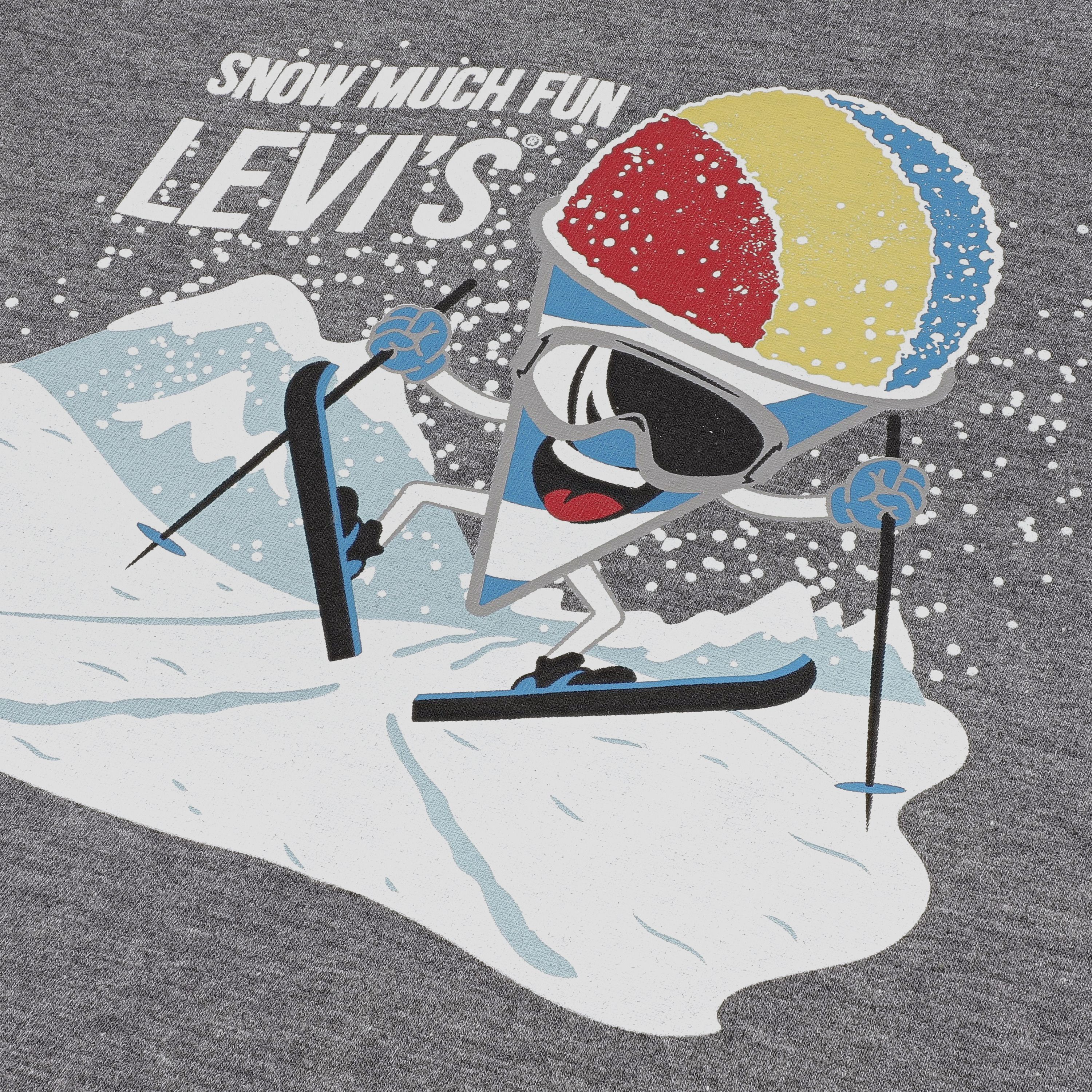 Skiing Snow Cone Tee Little Boys 4-7 3