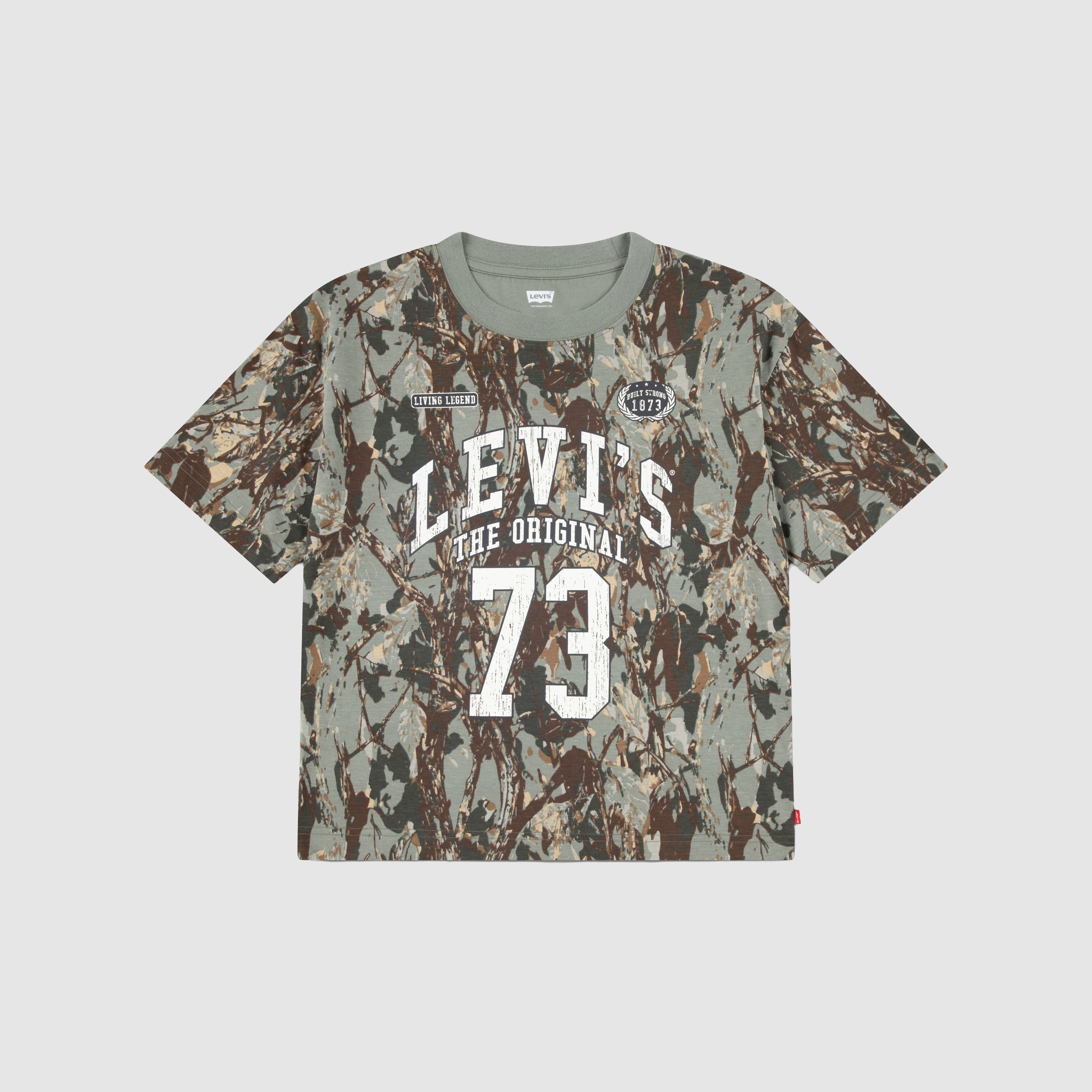 Tree Camo Tee Big Boys 8-20 4