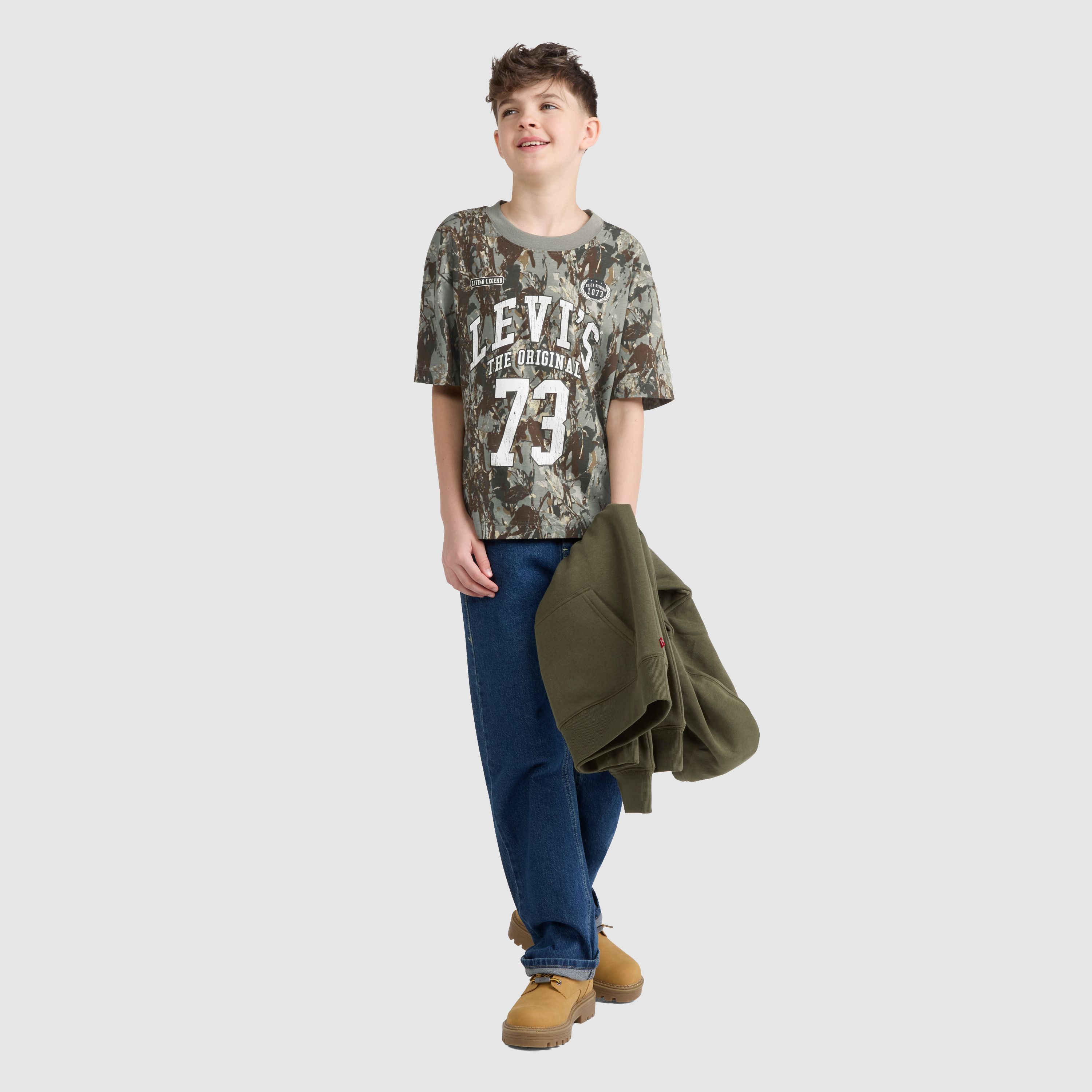 Tree Camo Tee Big Boys 8-20 1