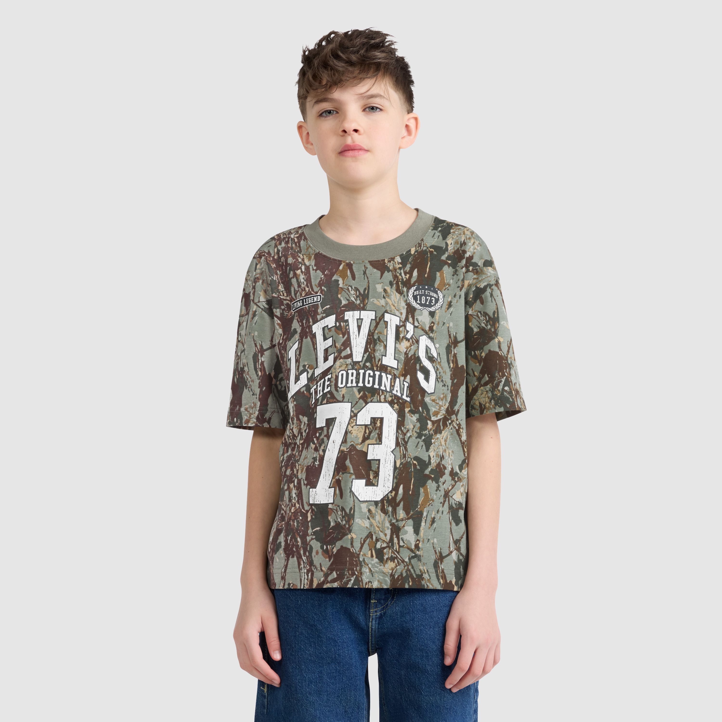 Tree Camo Tee Big Boys 8-20 2