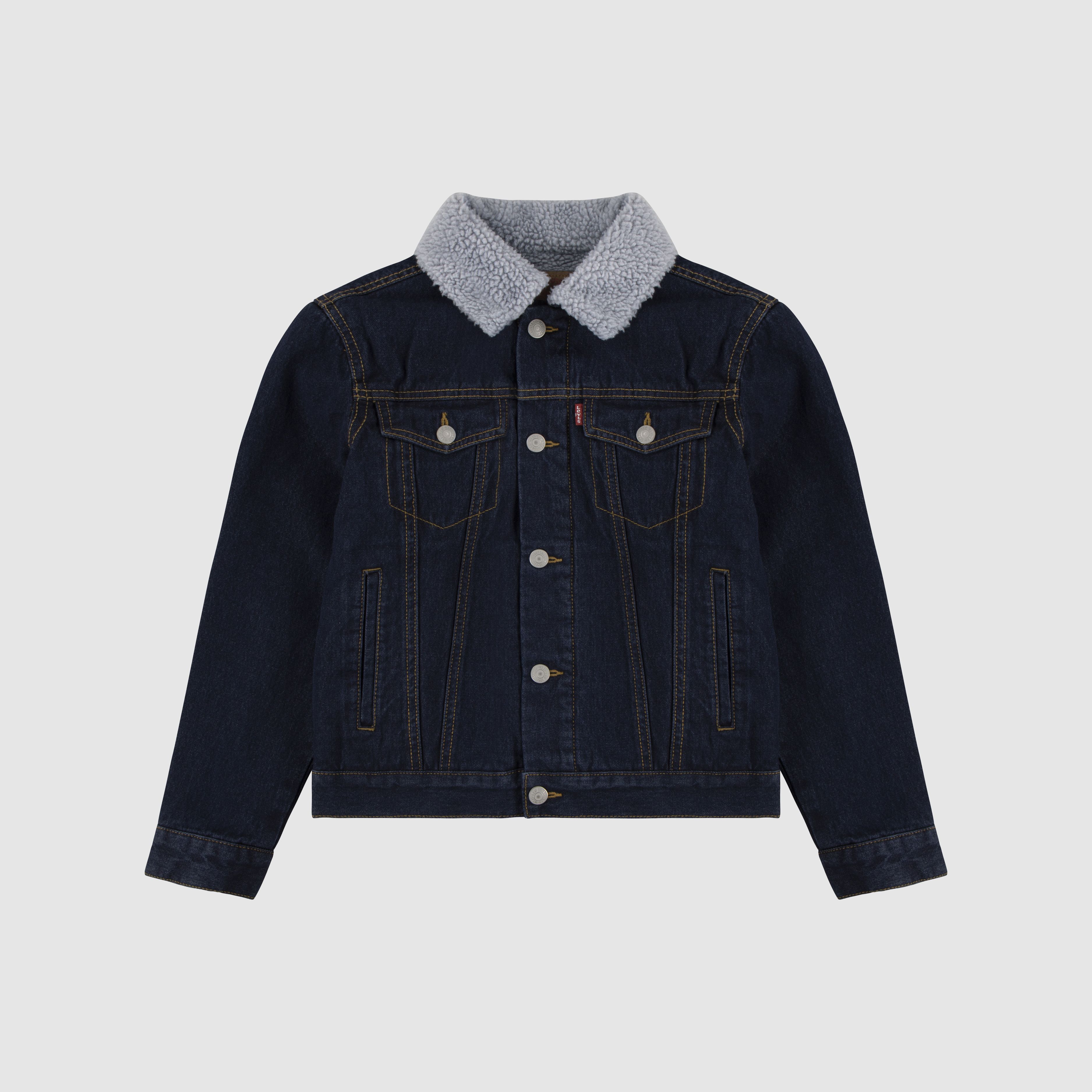 Sherpa Trucker Jacket Big Boys 8-20 4