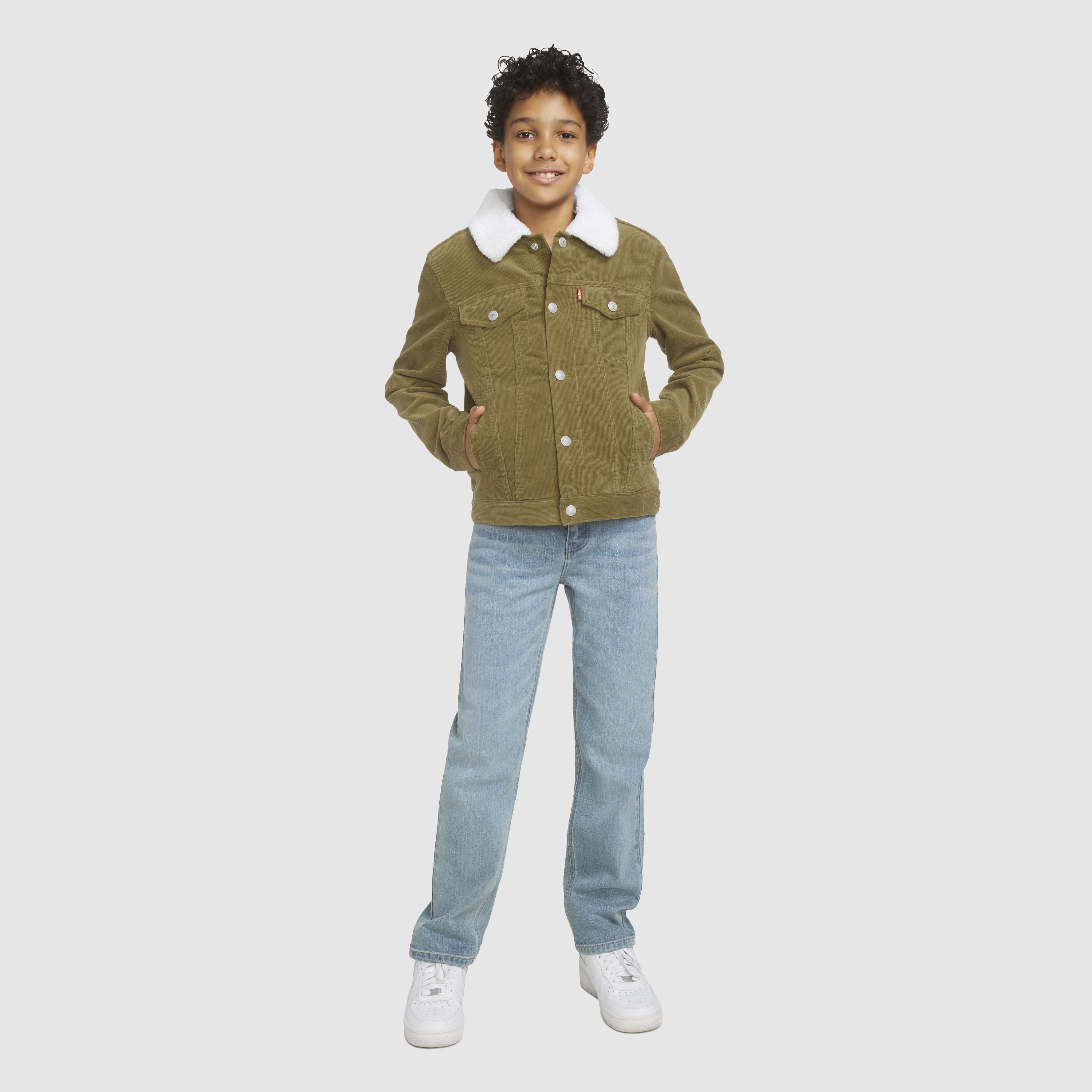 Corduroy Trucker Jacket Big Boys 8-20 1