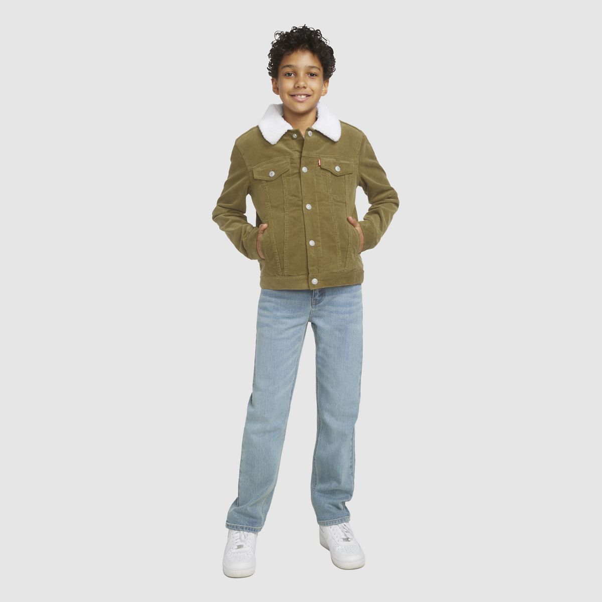 Corduroy Trucker Jacket Big Boys 8-20 — Woodlet - Brown