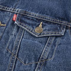 Quilted Trucker Jacket Big Boys 8-20 — Bandwagon - Blue 6