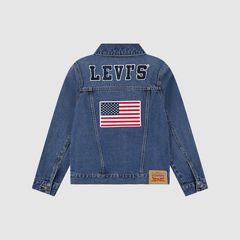 Trucker Jacket With Patches Big Boys 8-20 — Bristol - Blue 2