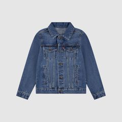 Trucker Jacket With Patches Big Boys 8-20 — Bristol - Blue 1