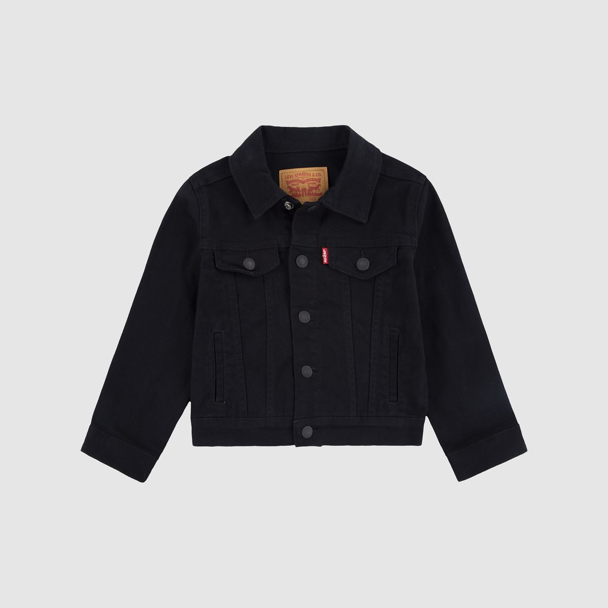 Trucker Jacket Toddler Boys 2T-4T — Black