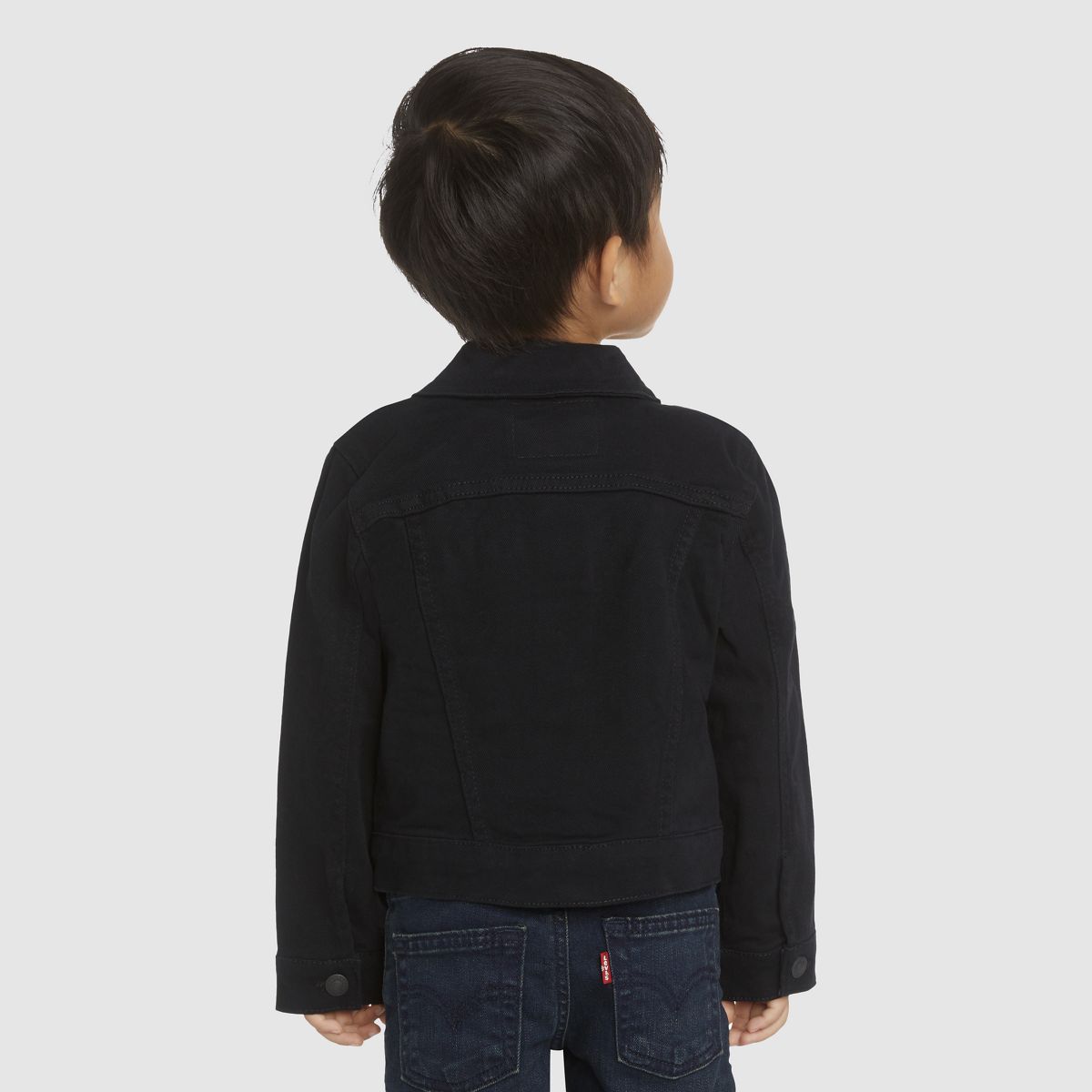 Trucker Jacket Toddler Boys 2T-4T — Black