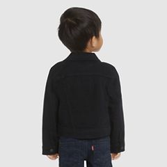 Trucker Jacket Toddler Boys 2T-4T — Black 3
