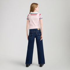 Wide Leg Jeans Big Girls 7-16 — Legacy - Dark Blue 4