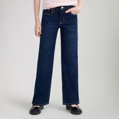 Wide Leg Jeans Big Girls 7-16 — Legacy - Dark Blue 5