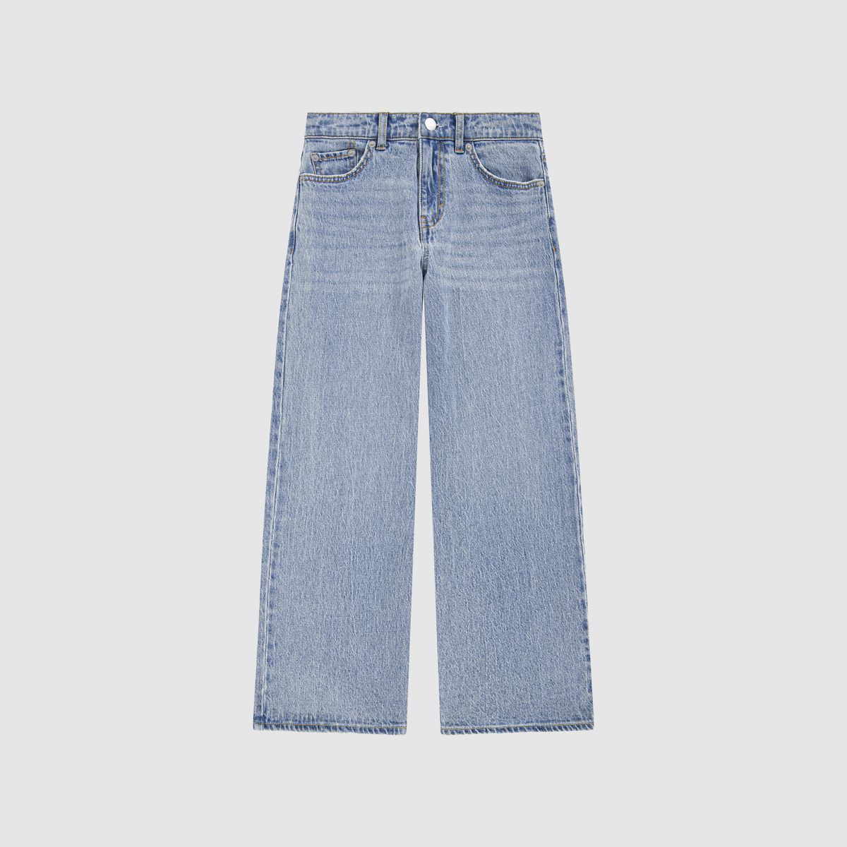 High Rise Baggy Jeans Big Girls 7-16 — Happy Camper - Blue