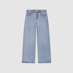 High Rise Baggy Jeans Big Girls 7-16 — Happy Camper - Blue 6