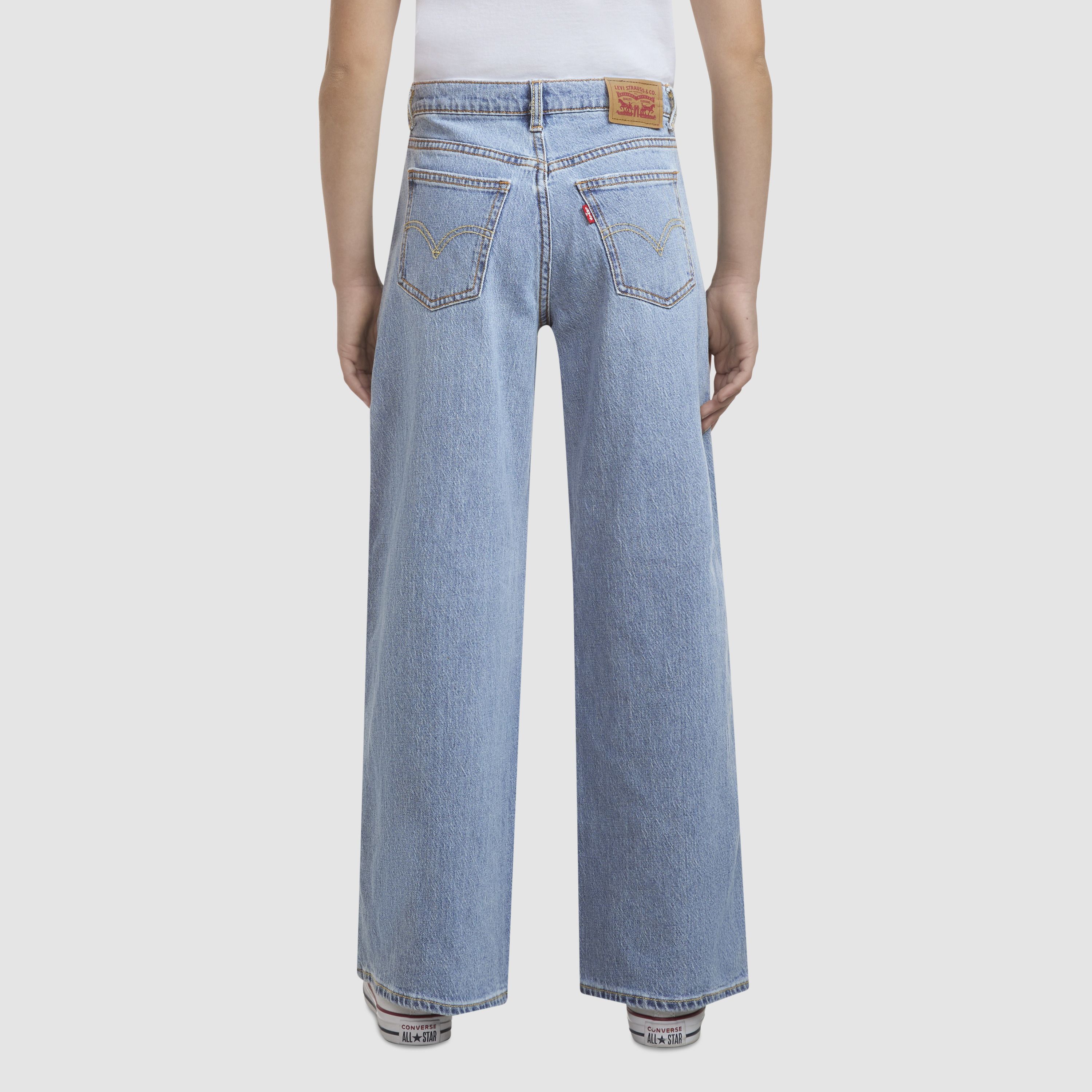 High Rise Baggy Jeans Big Girls 7-16 4