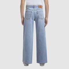 High Rise Baggy Jeans Big Girls 7-16 — Happy Camper - Blue 4