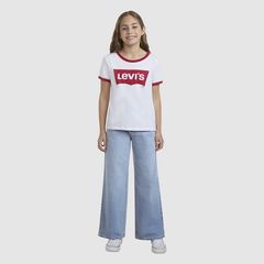 High Rise Baggy Jeans Big Girls 7-16 — Happy Camper - Blue 1
