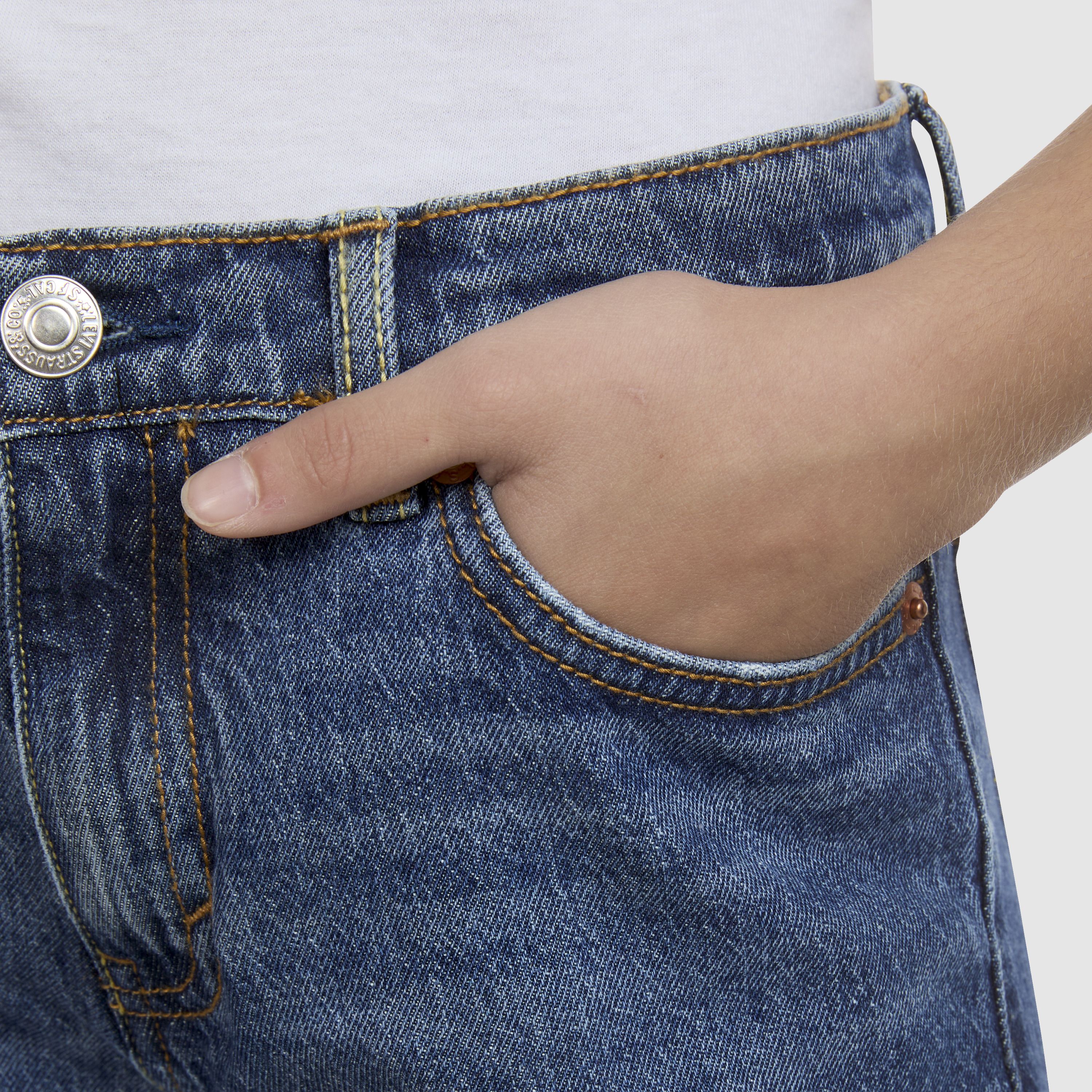 High Rise Baggy Jeans Big Girls 7-16 1