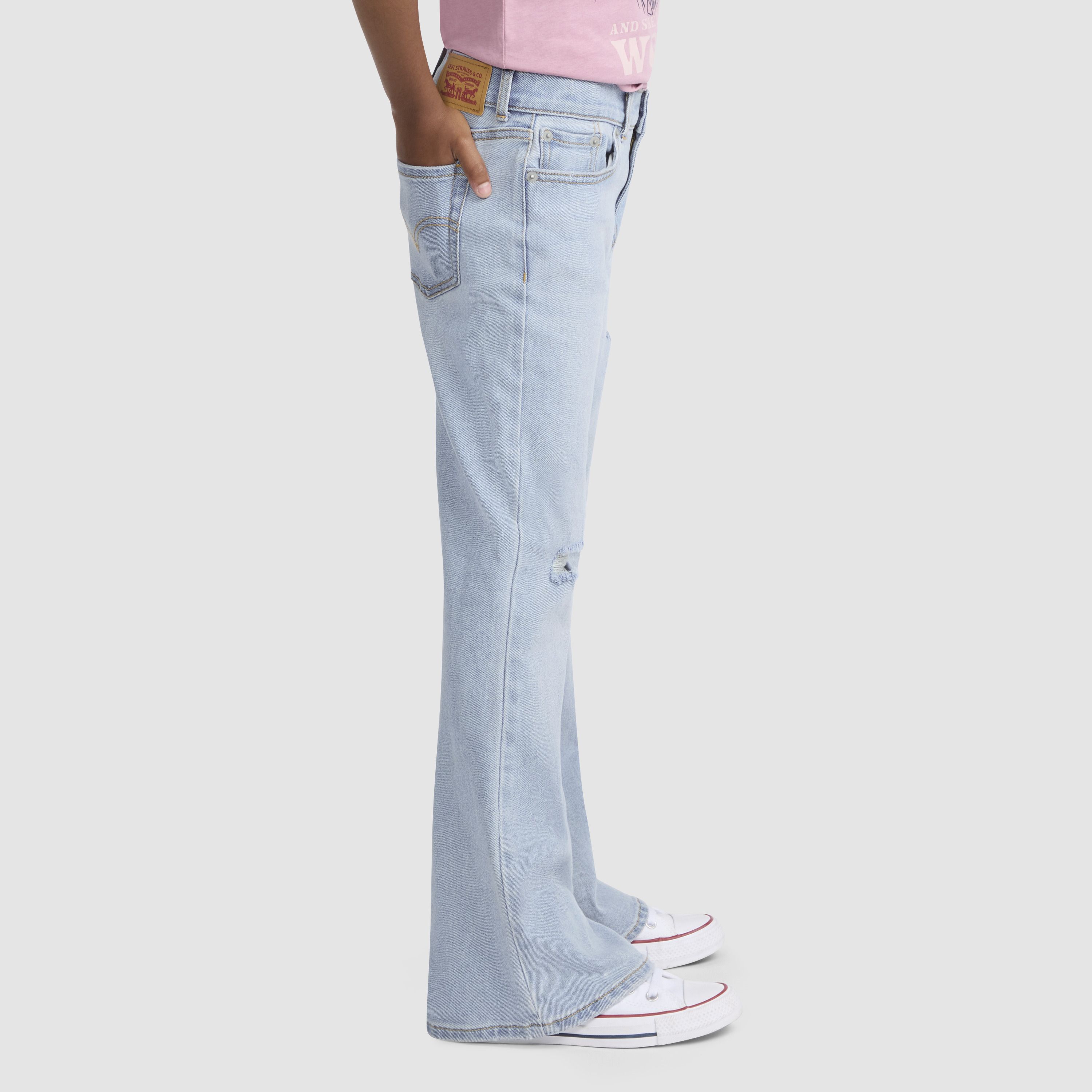Baggy Flare Jeans Big Girls 7-16 3