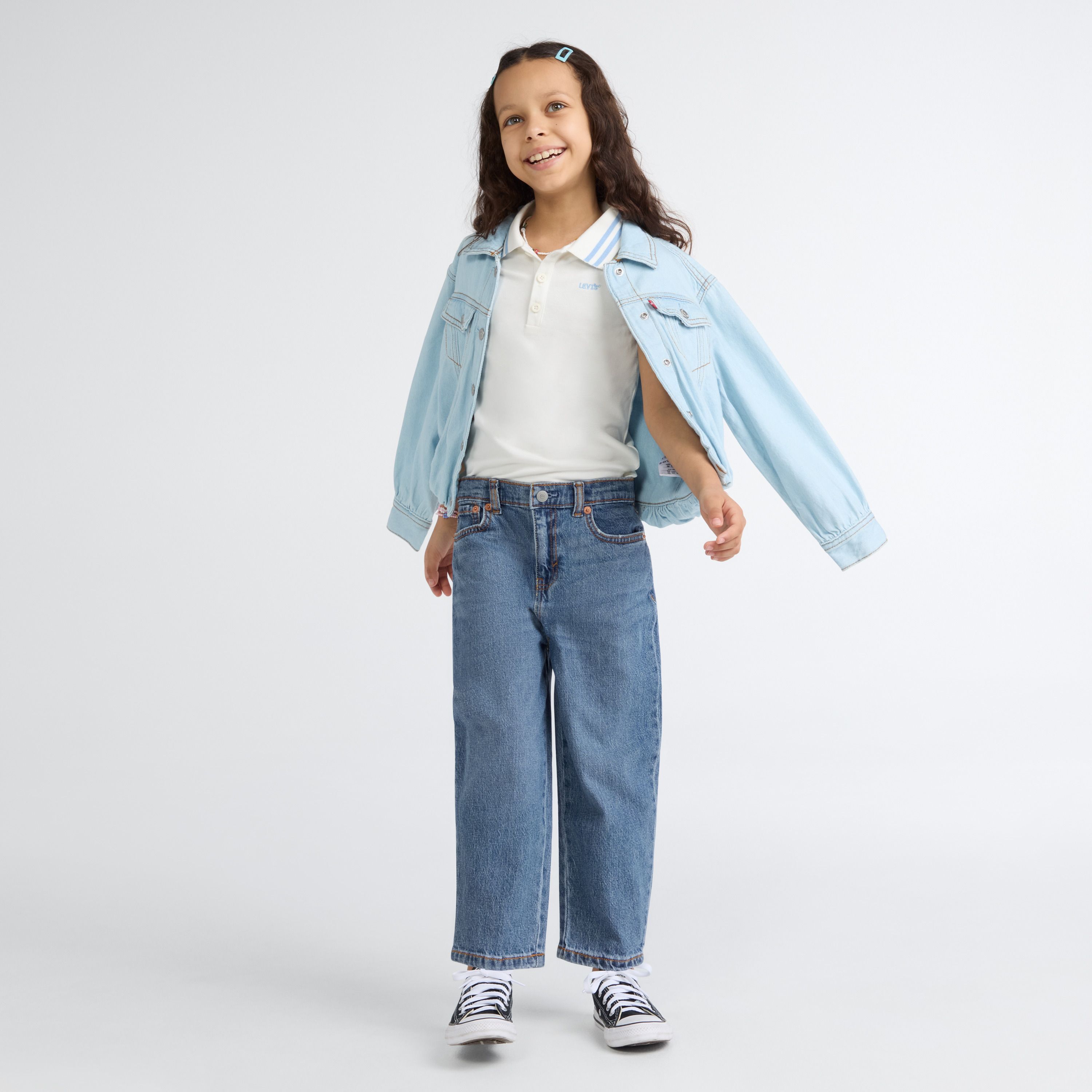 Baggy Barrel Jeans Little Girls 4-6 5