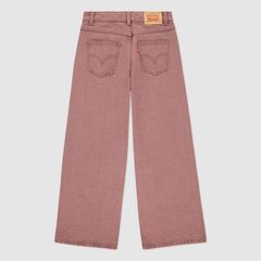 High Rise Baggy Jeans Big Girls 7-16 — Crushed Berry - Red 2