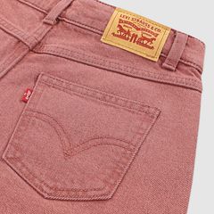 High Rise Baggy Jeans Big Girls 7-16 — Crushed Berry - Red 4