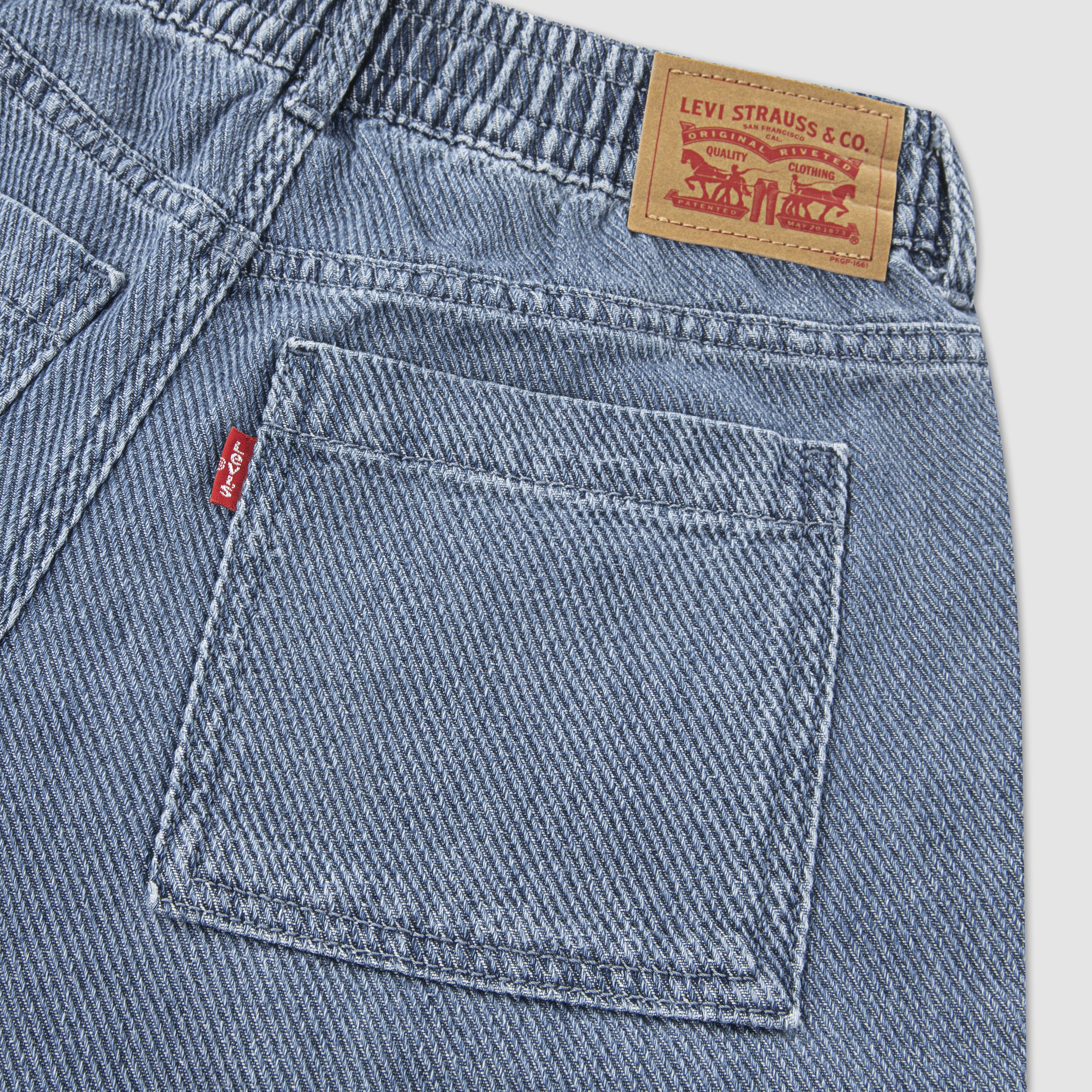 High Rise Baggy Twill Pants