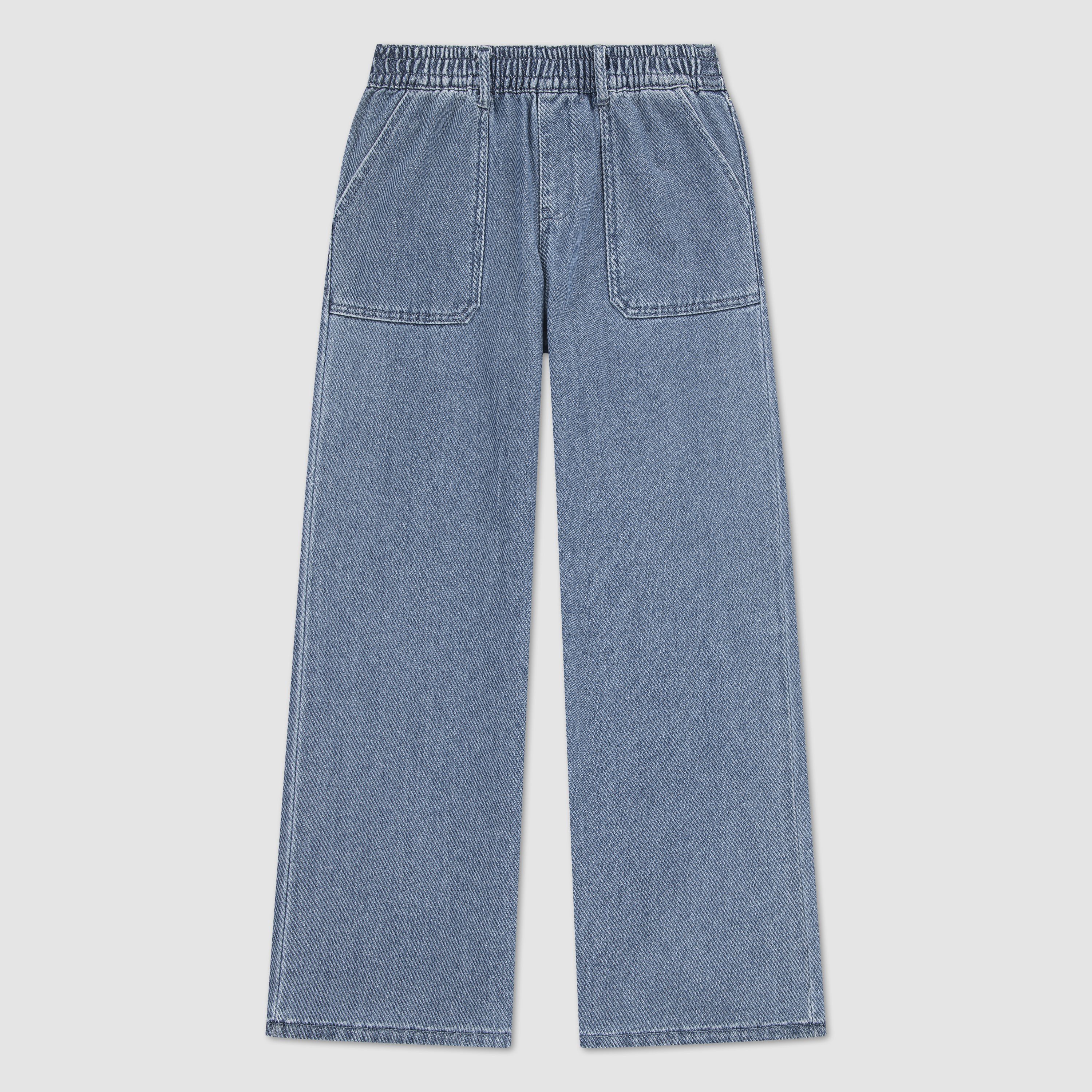 High Rise Baggy Twill Pants 1