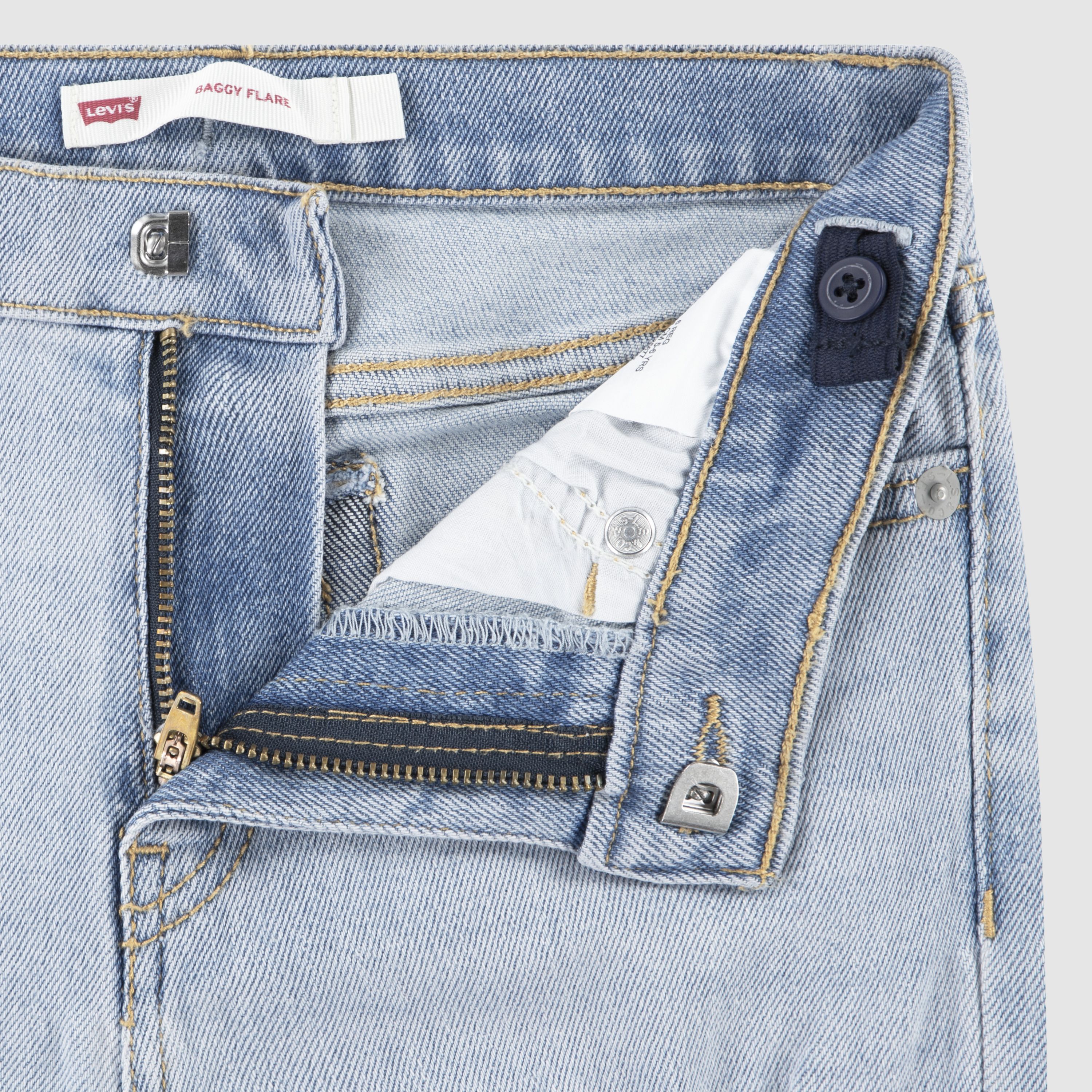 Baggy Flare Little Girls 4-6 Jeans 3