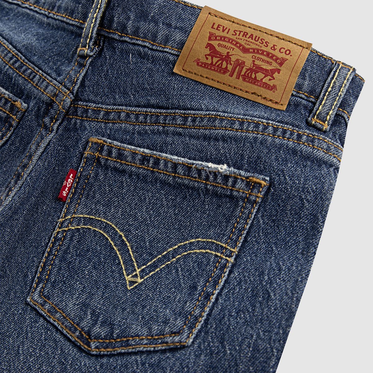 High Rise Baggy Jeans Little Girls 4-6X — Pacific Highway - Blue