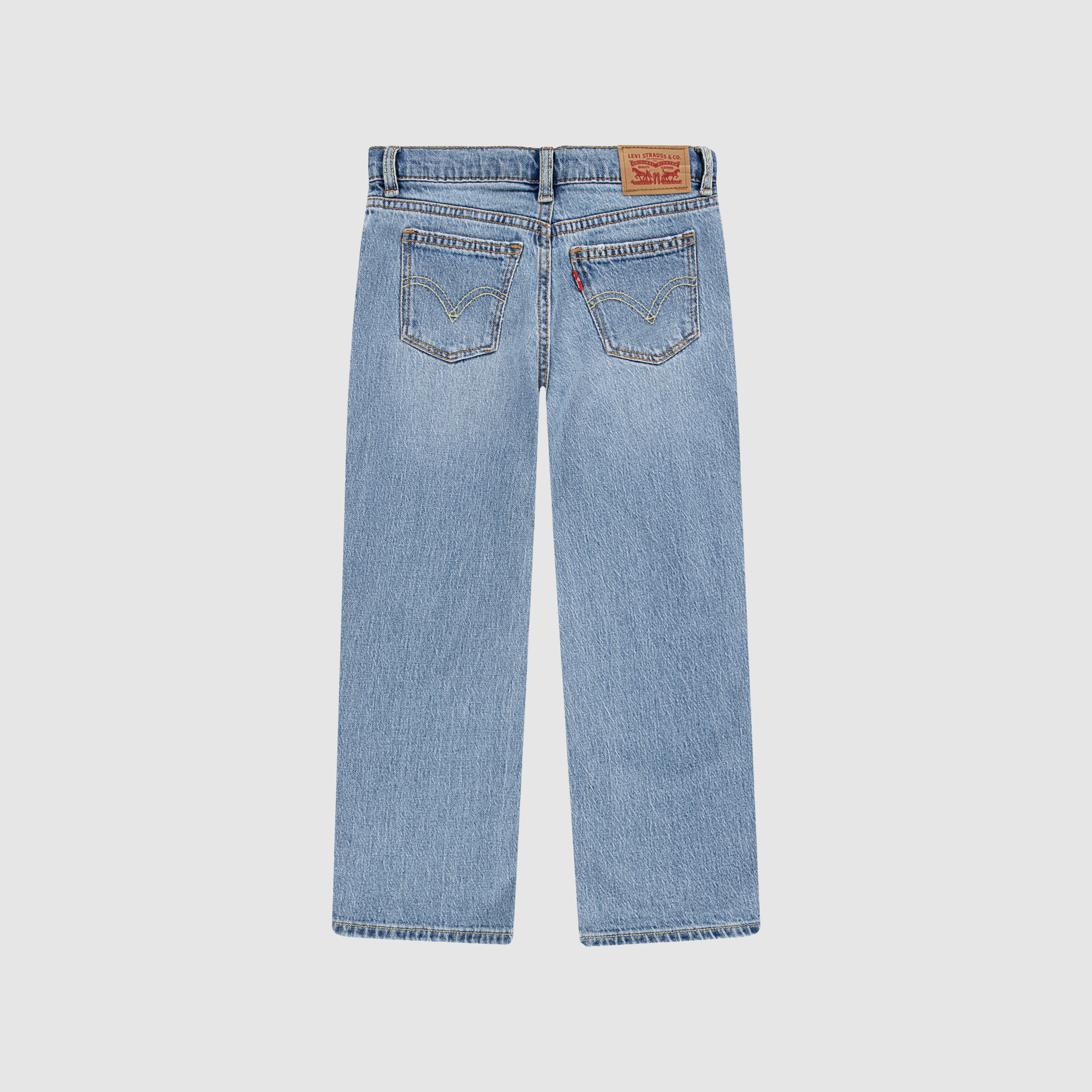 High Rise Baggy Denim Jeans Little Girls 4-6 2